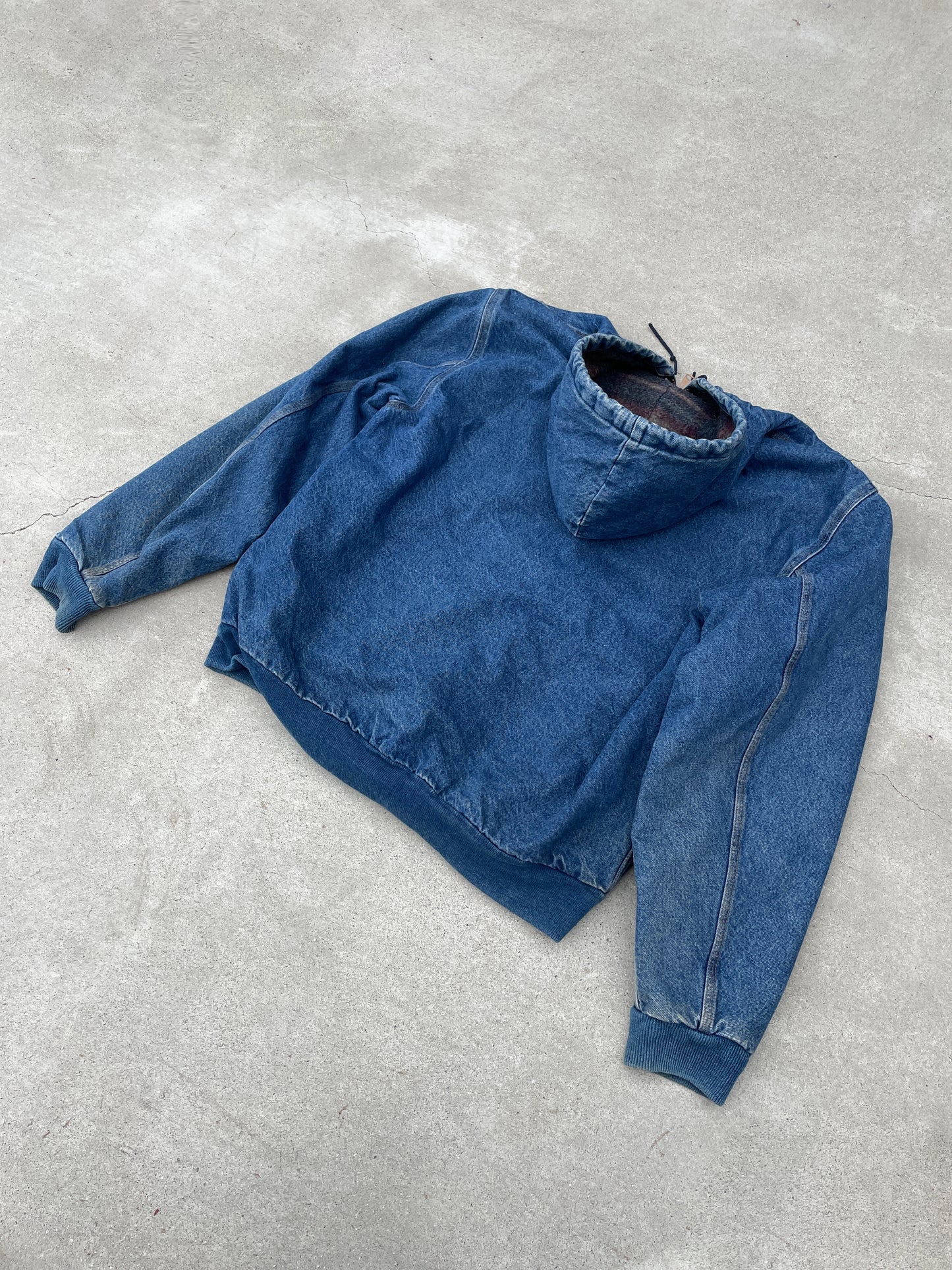 DENIM HOODED CARHARTT JACKET