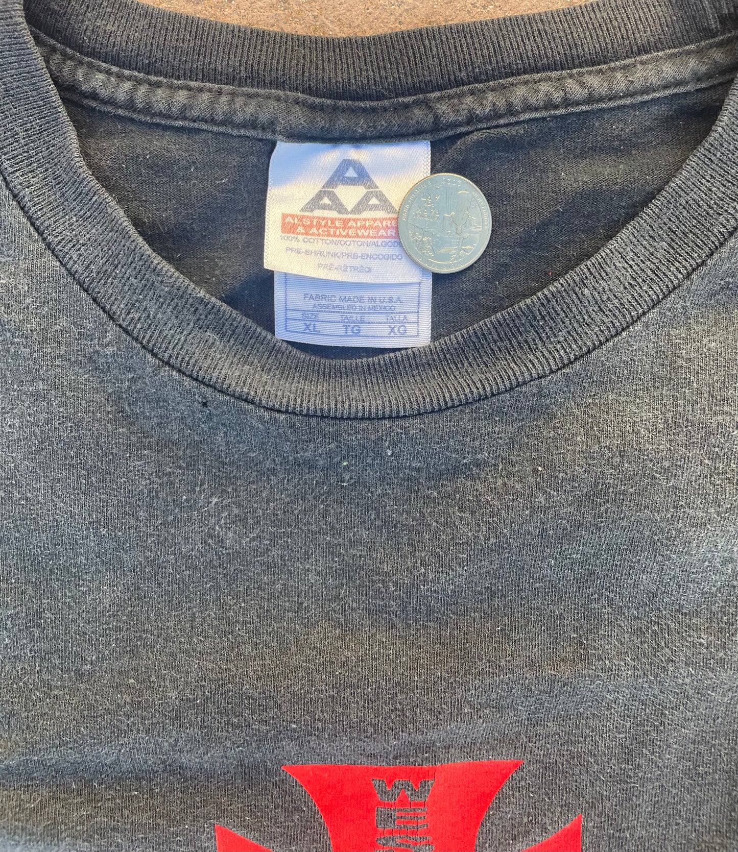 VINTAGE WEST COAST CHOPPERS FADED GRAPHIC TEE-2000s