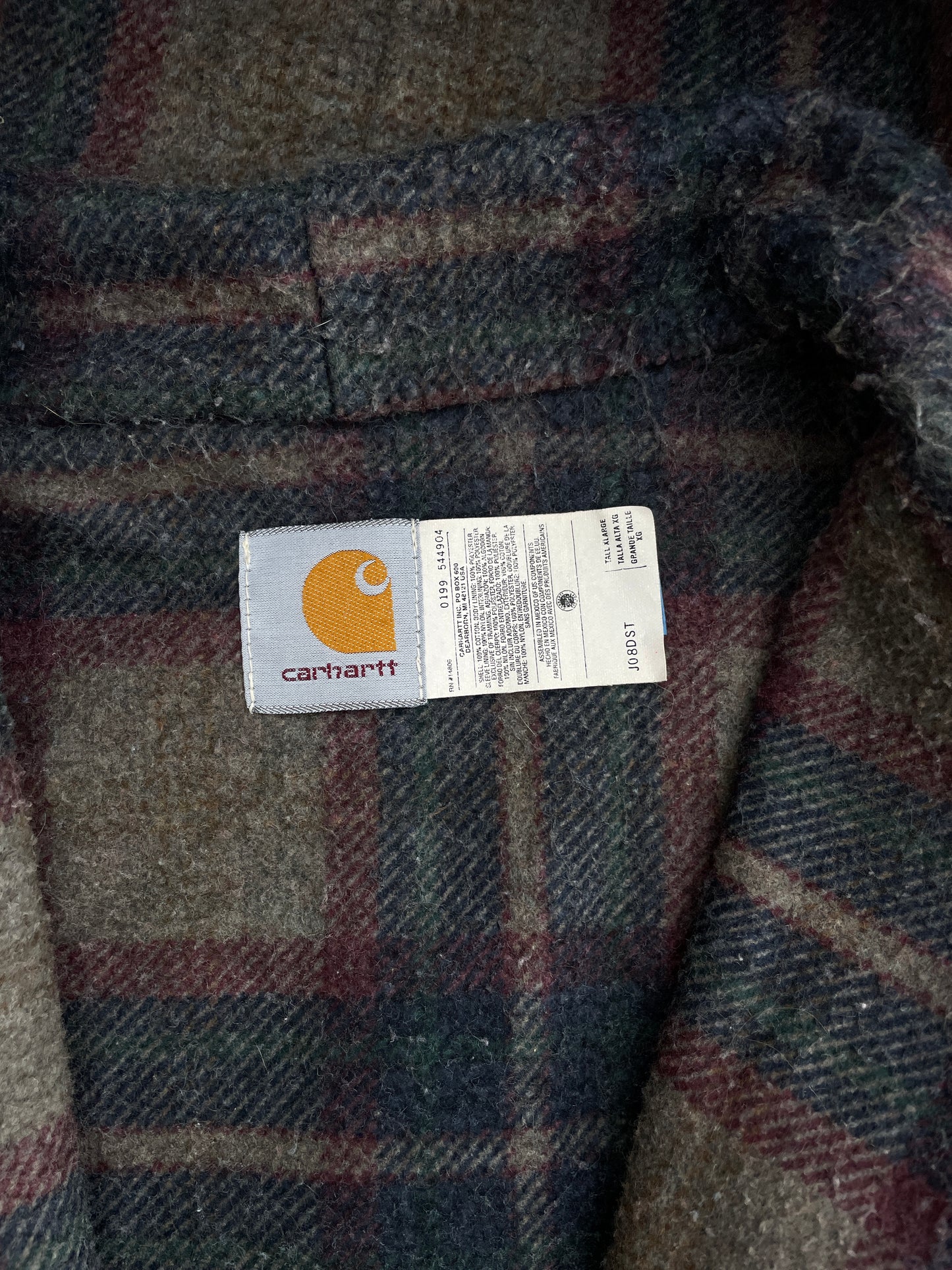 DENIM HOODED CARHARTT JACKET