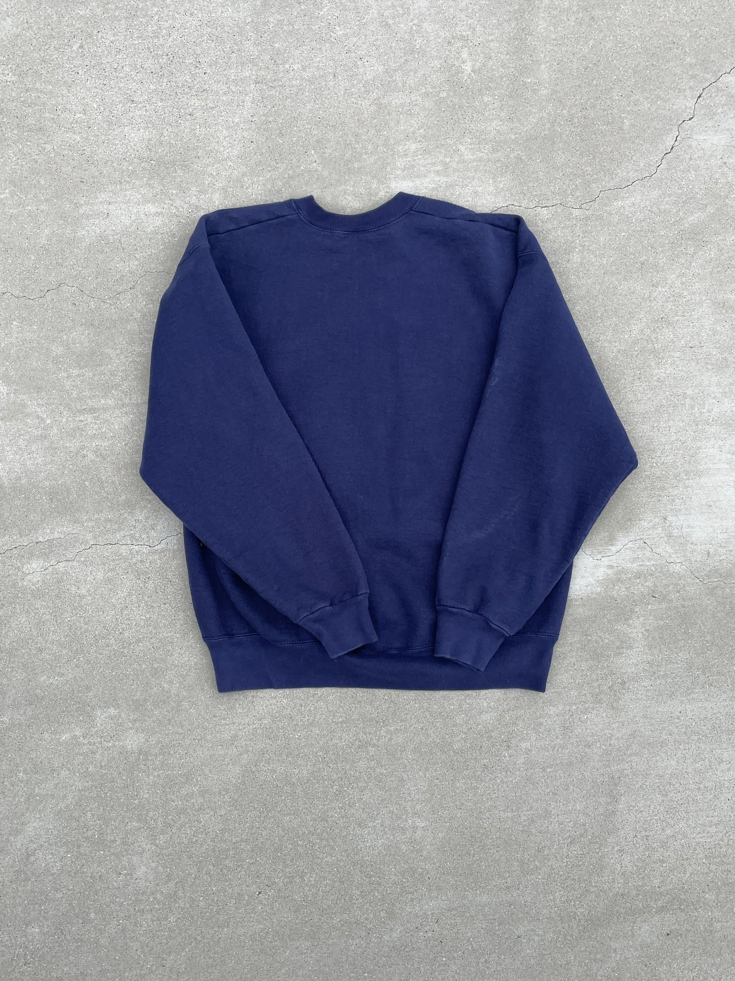 NAVY 'BMW' PULLOVER SWEATSHIRT - 2000S
