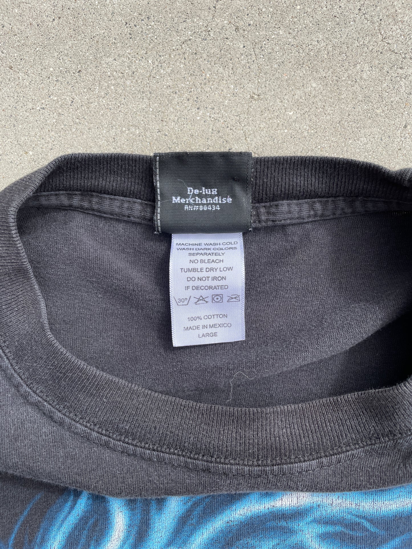 BLUE FLAME HARLEY DAVIDSON TEE