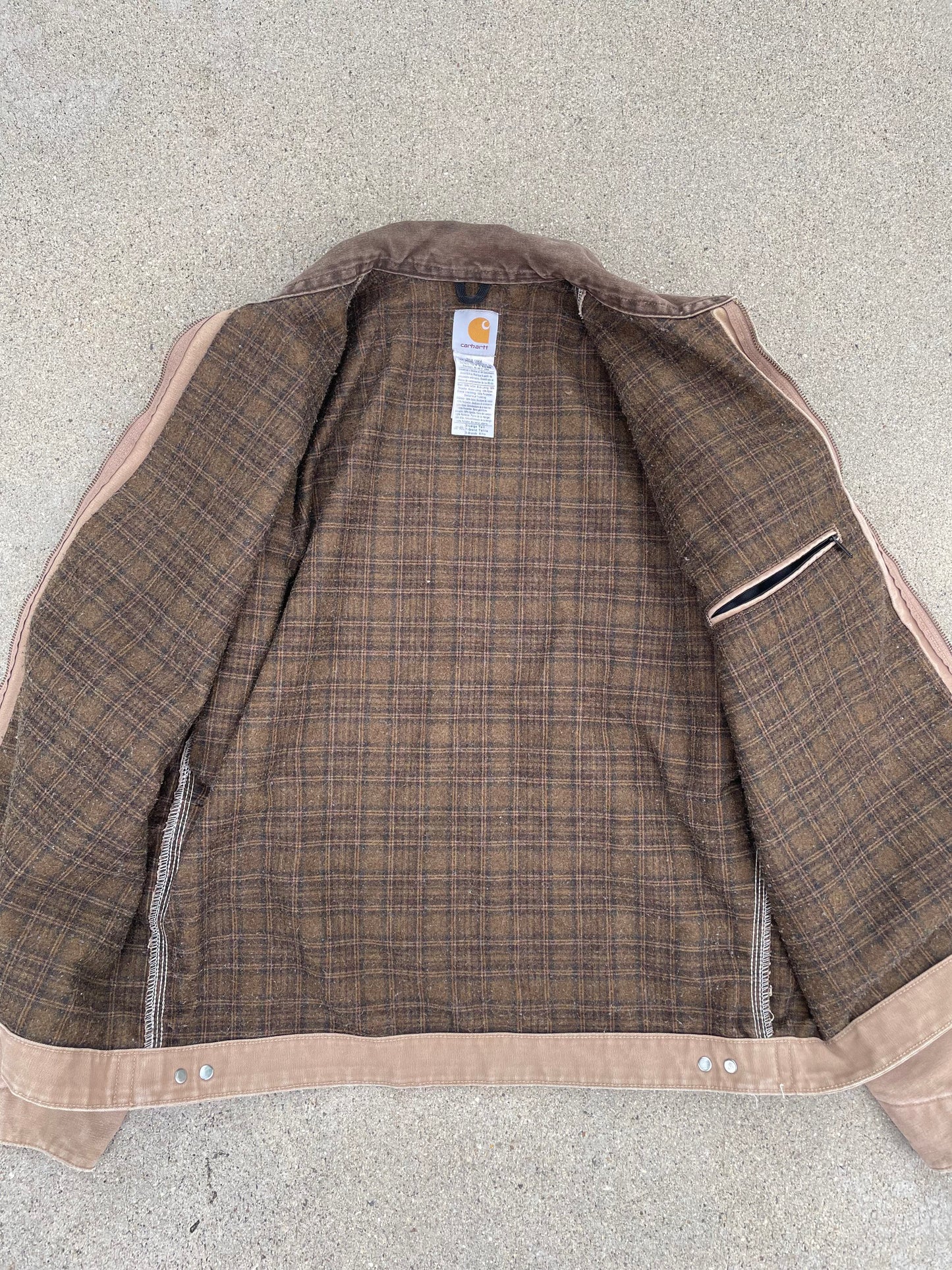 FADED BROWN CARHARTT DETROIT JACKET