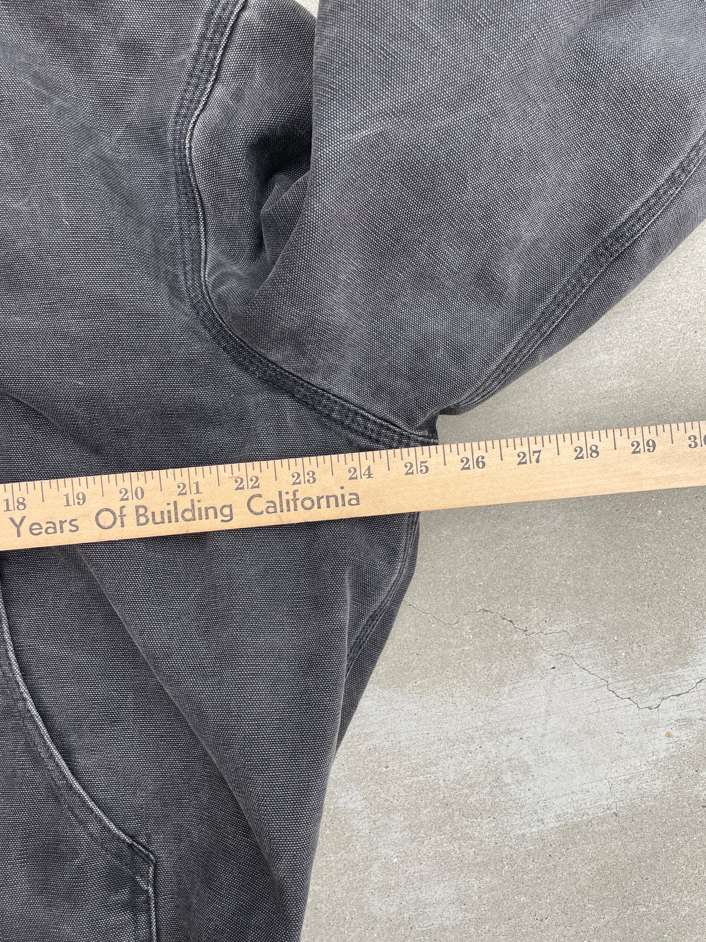 FADED BLACK HOODED CARHARTT JACKET