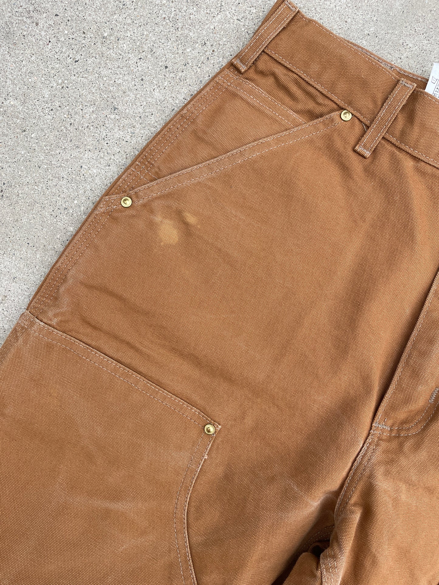 BROWN CARHARTT DOUBLE KNEE