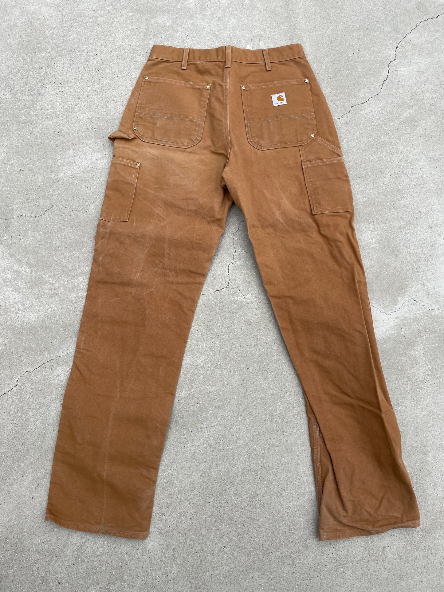 BROWN CARHARTT DOUBLE KNEE