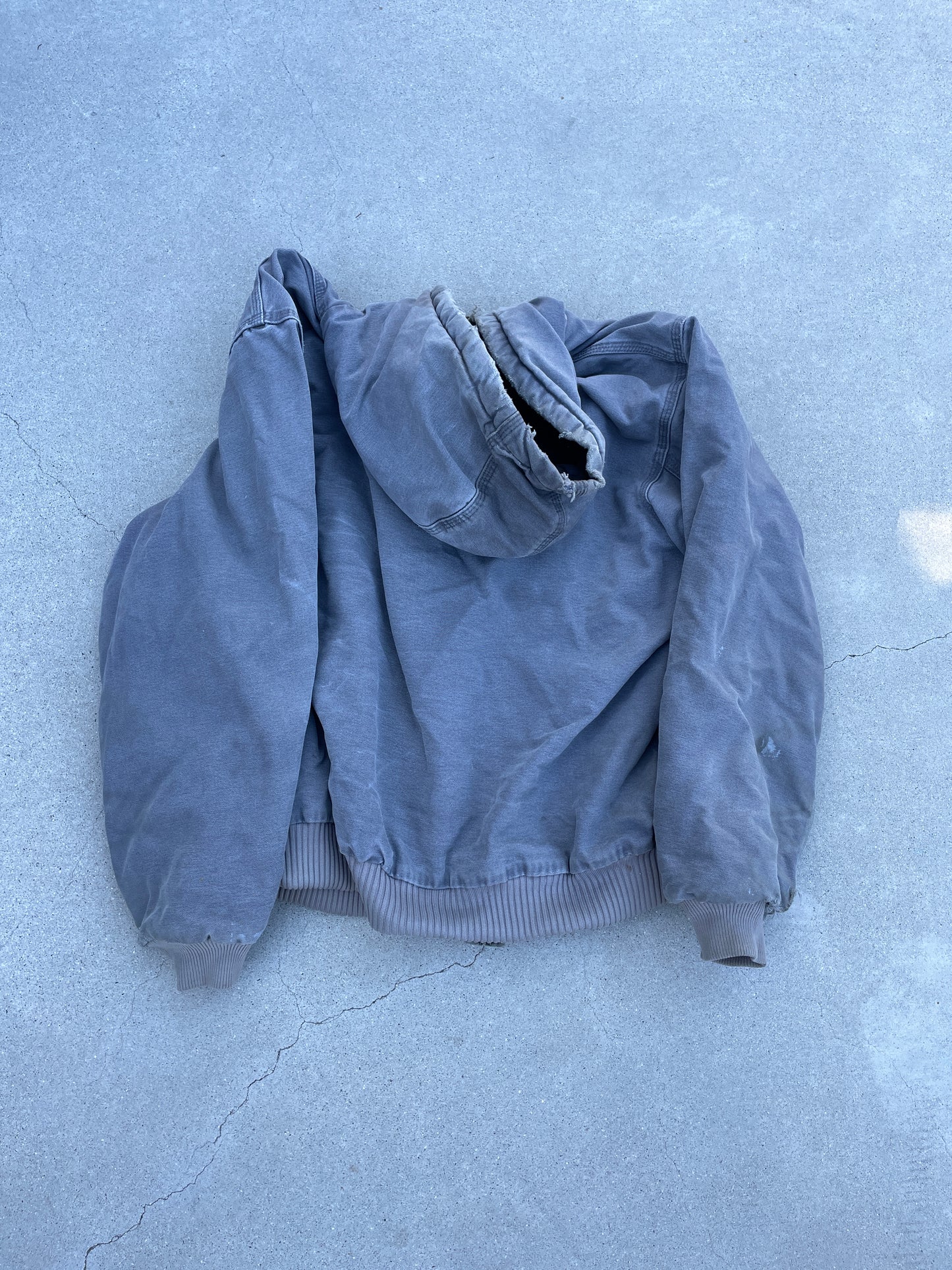 GRAY HOODED CARHARTT JACKET