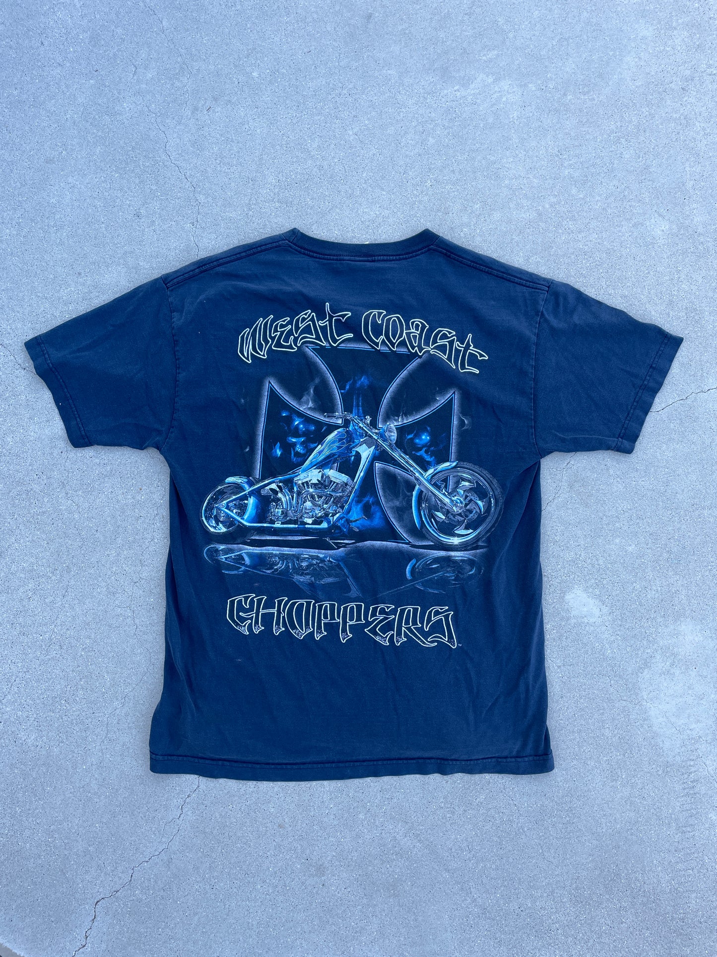 NAVY WEST COAST CHOPPERS SHIRT