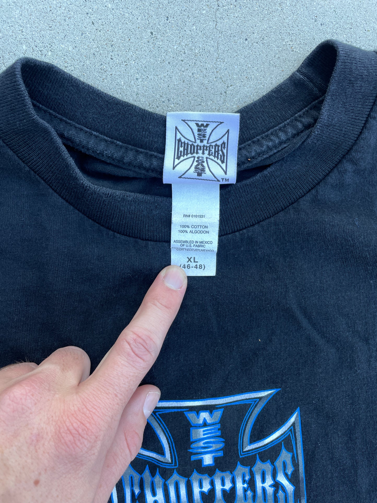 BLACK WEST COAST CHOPPERS SHIRT