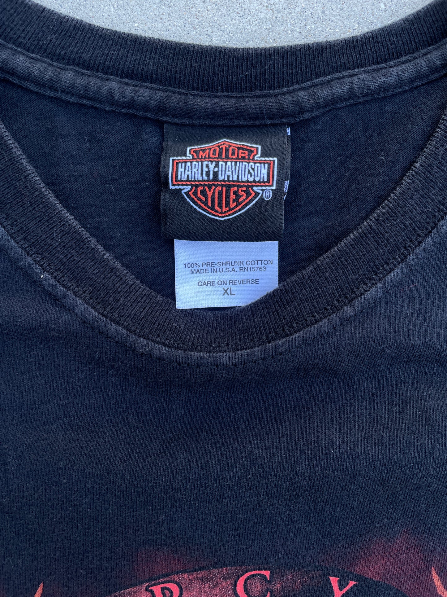RED SKULL HARLEY DAVIDSON SHIRT
