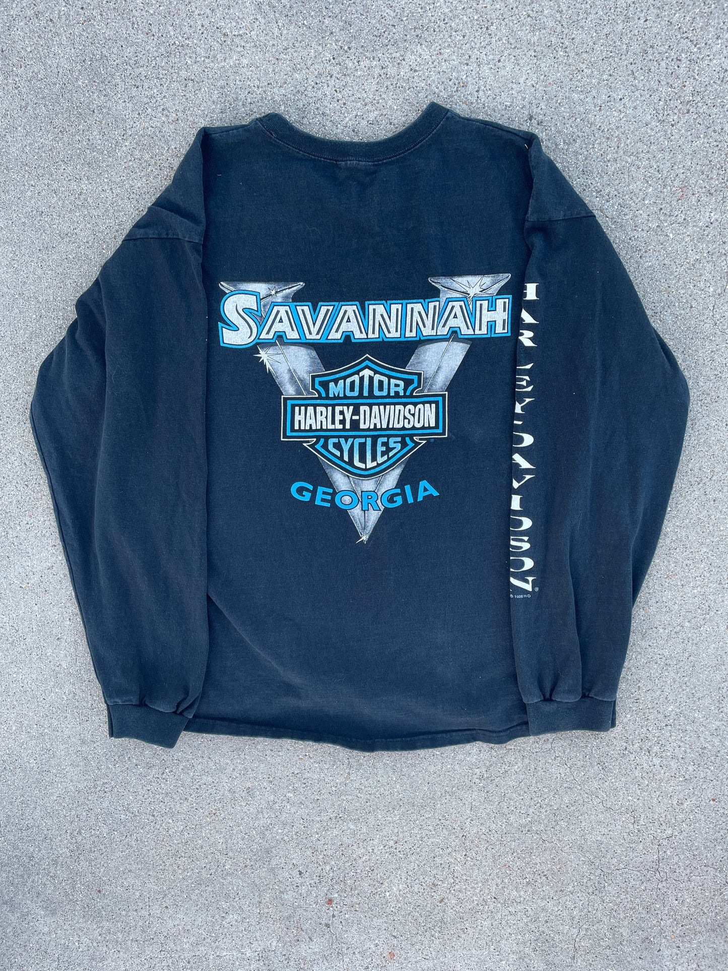 SILVER EAGLE HARLEY DAVIDSON LONG SLEEVE