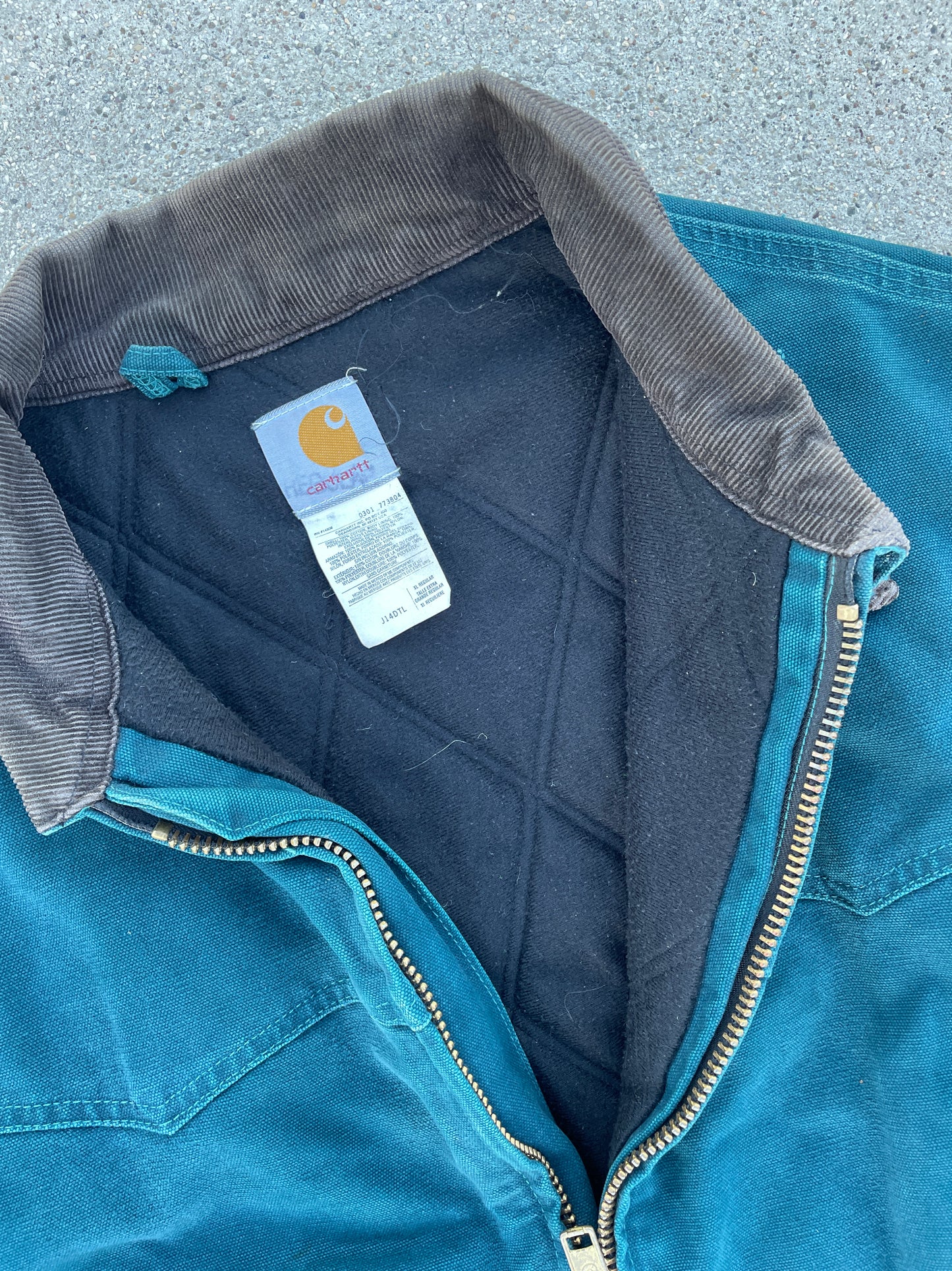 TEAL SANTA FE CARHARTT JACKET