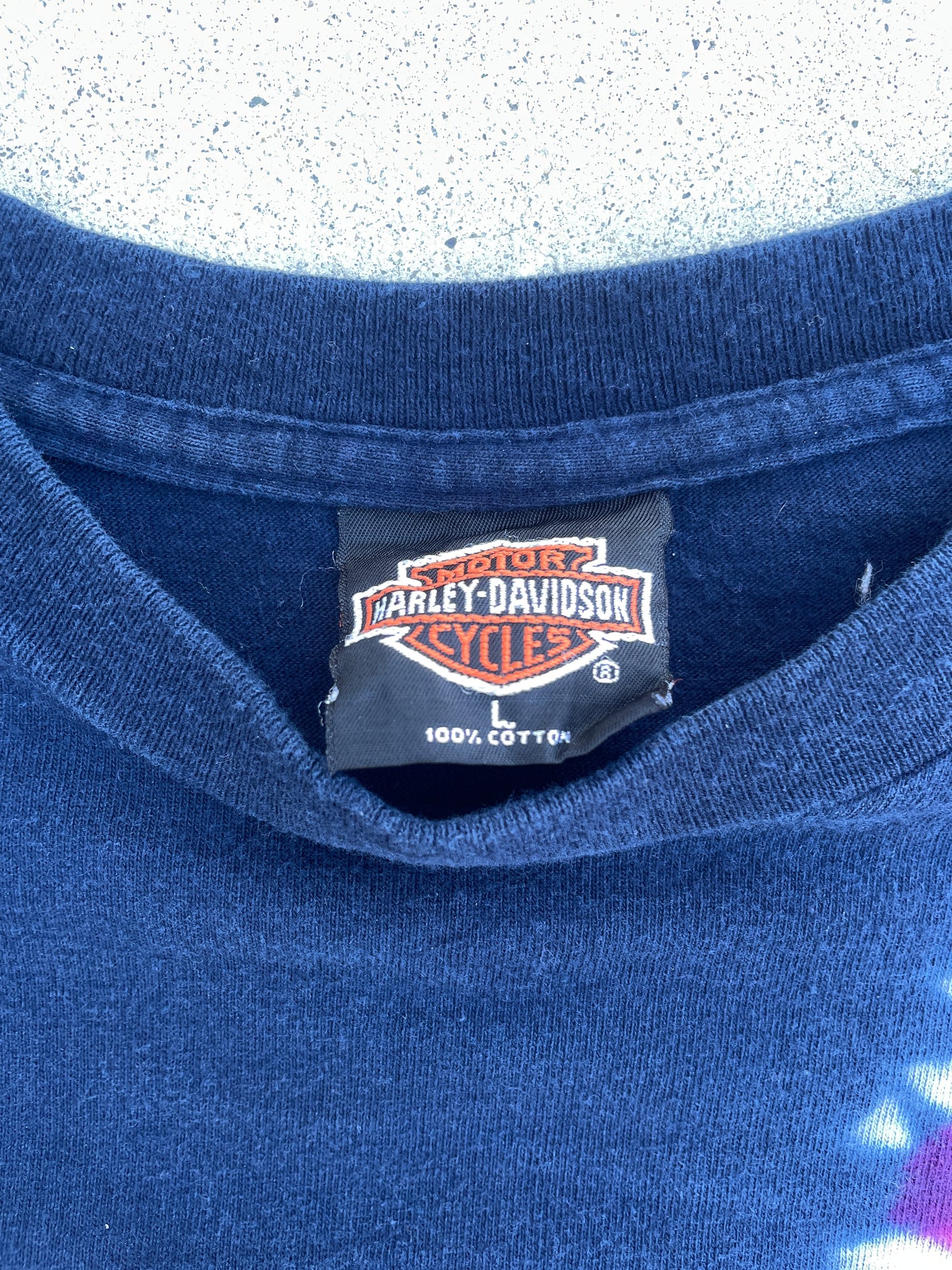 TIE DYE HARLEY DAVIDSON SHIRT