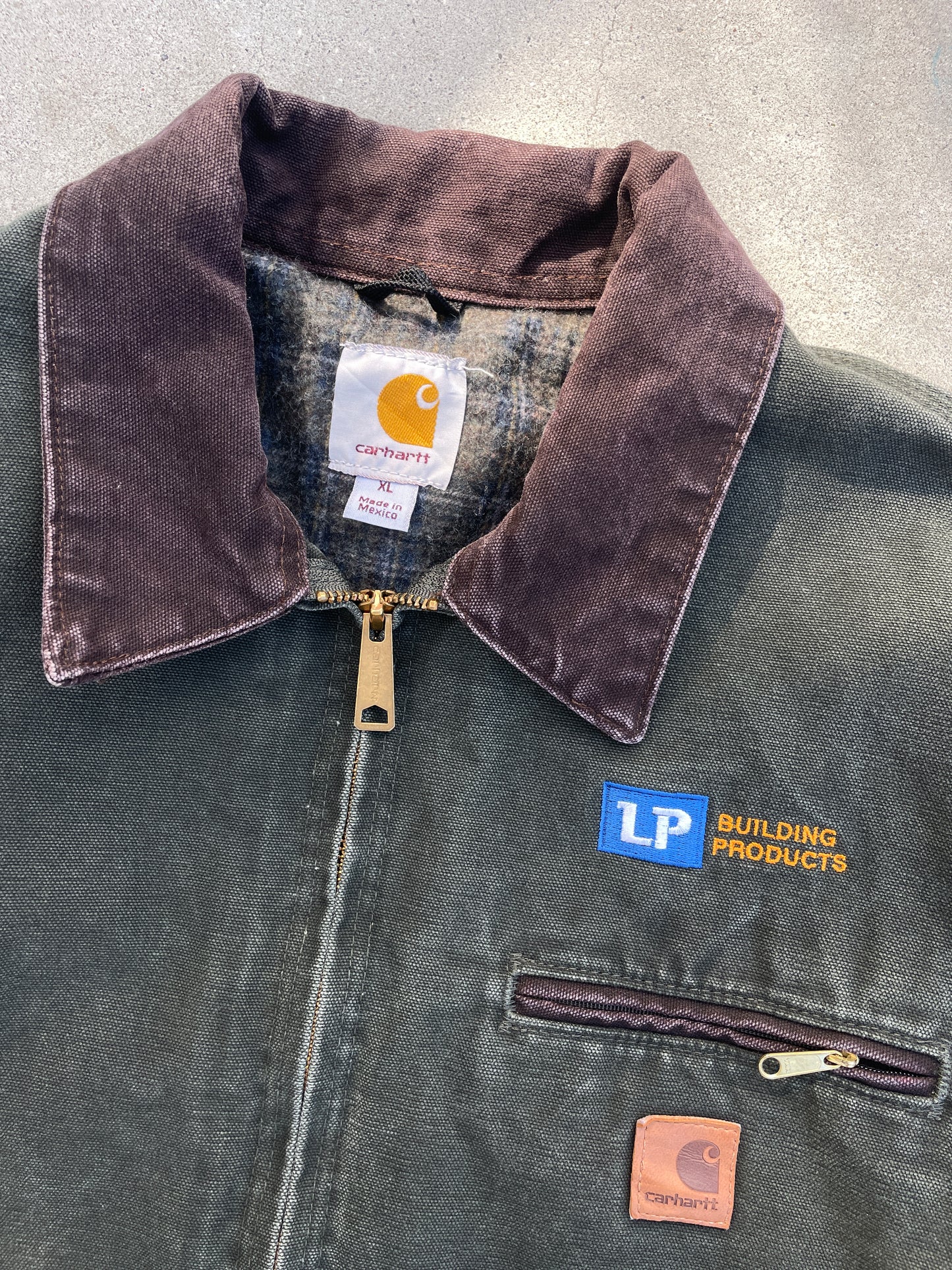 MOSS GREEN DETROIT CARHARTT JACKET