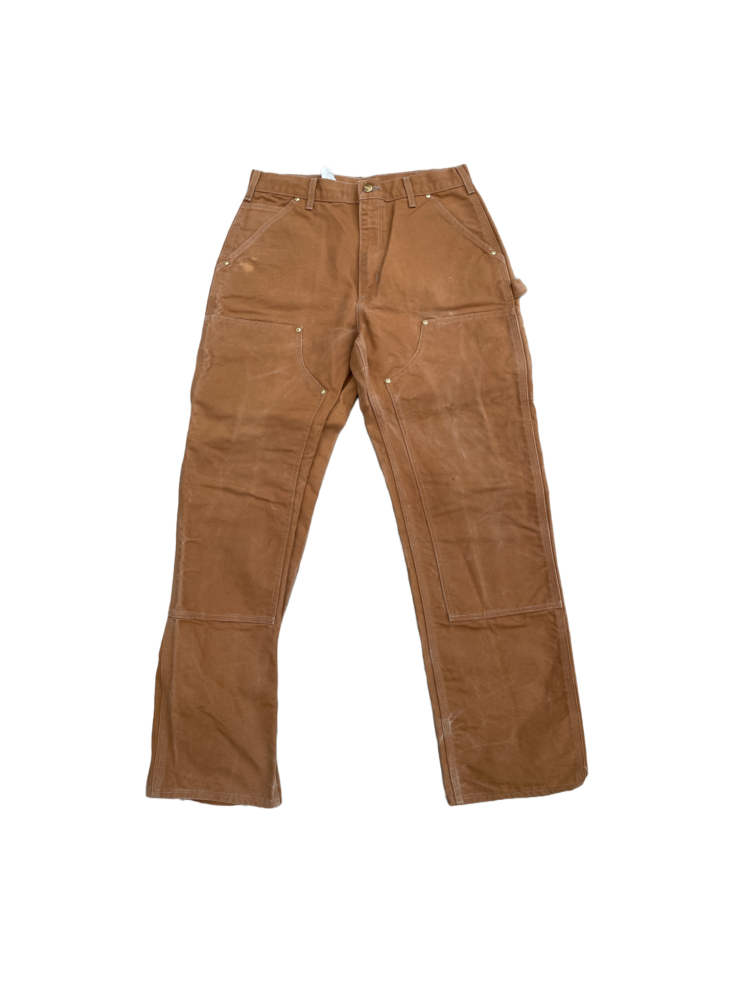 BROWN CARHARTT DOUBLE KNEE