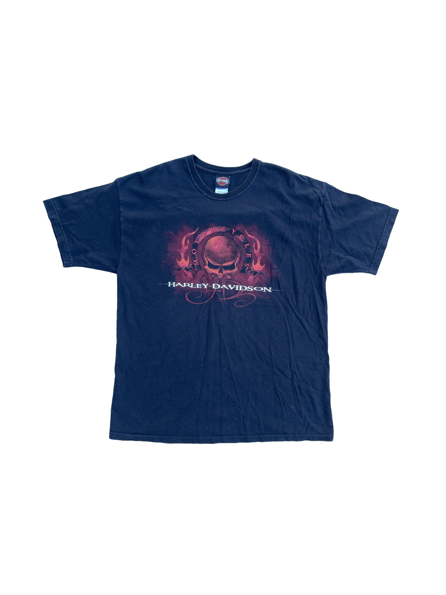 RED SKULL HARLEY DAVIDSON SHIRT
