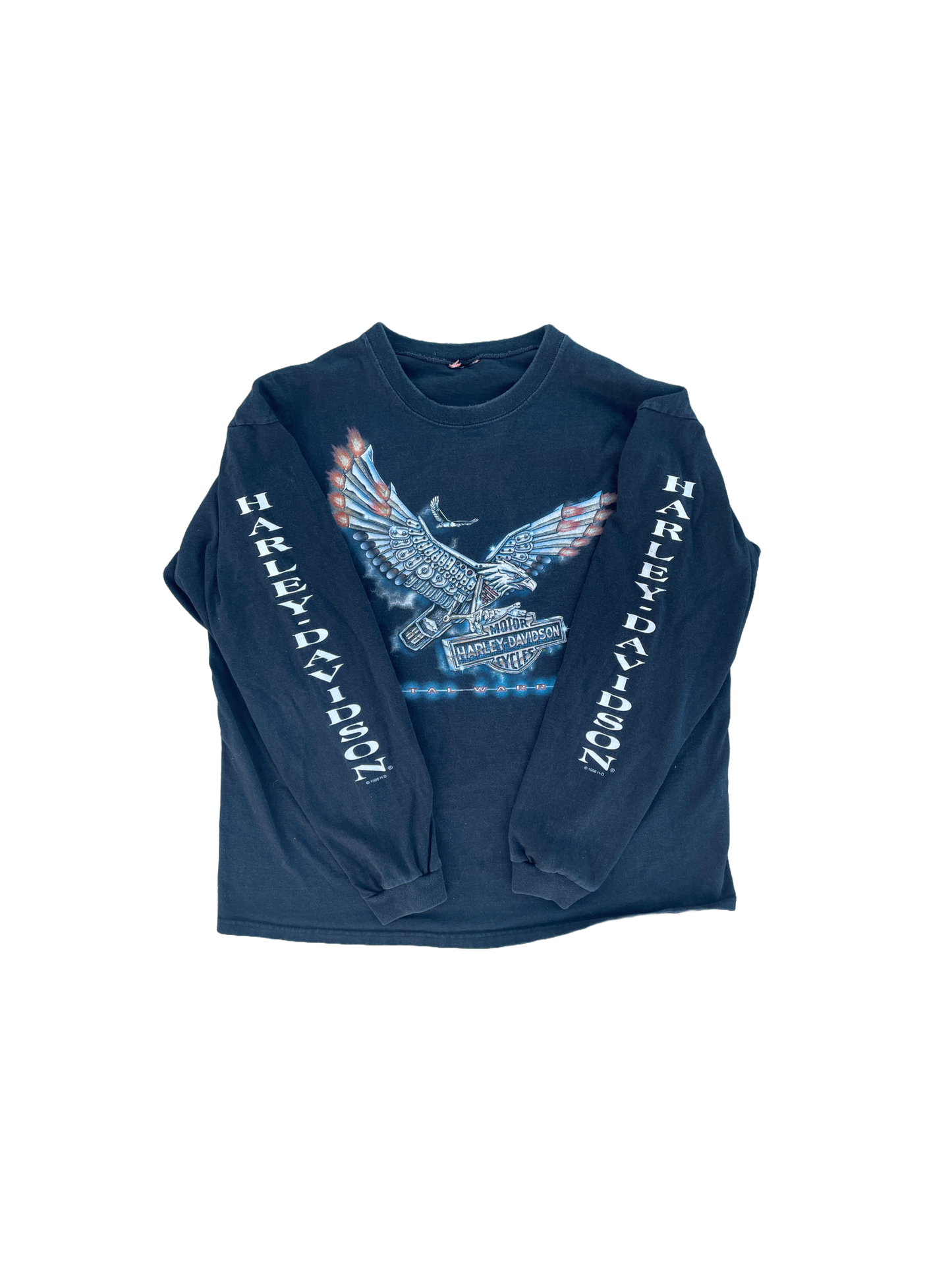 SILVER EAGLE HARLEY DAVIDSON LONG SLEEVE