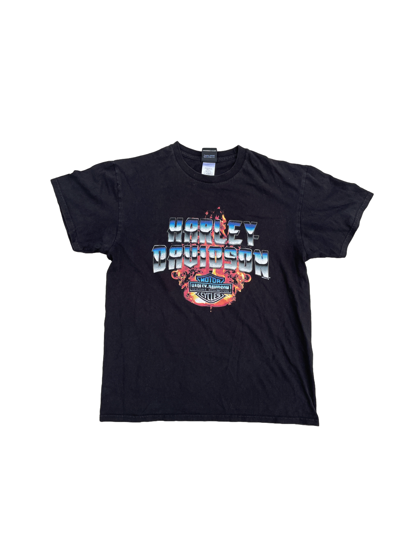 BLACK FLAME HARLEY DAVIDSON SHIRT