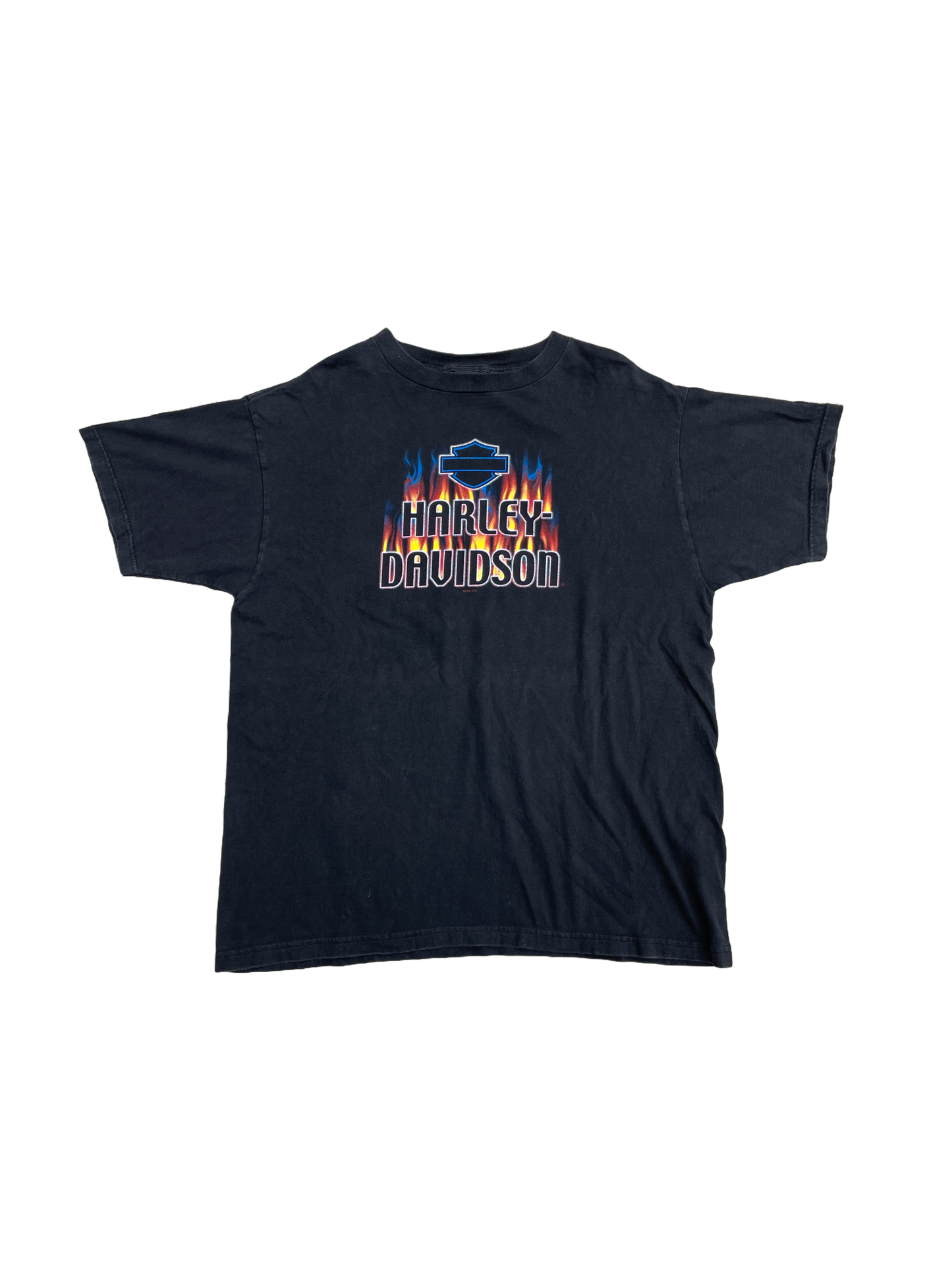 BLACK FLAME GRADIENT HARLEY DAVIDSON SHIRT