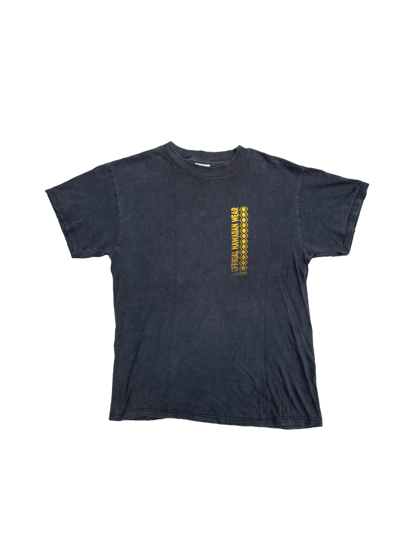 "HAWAIIAN WEAR" FADED BLACK SHIRT