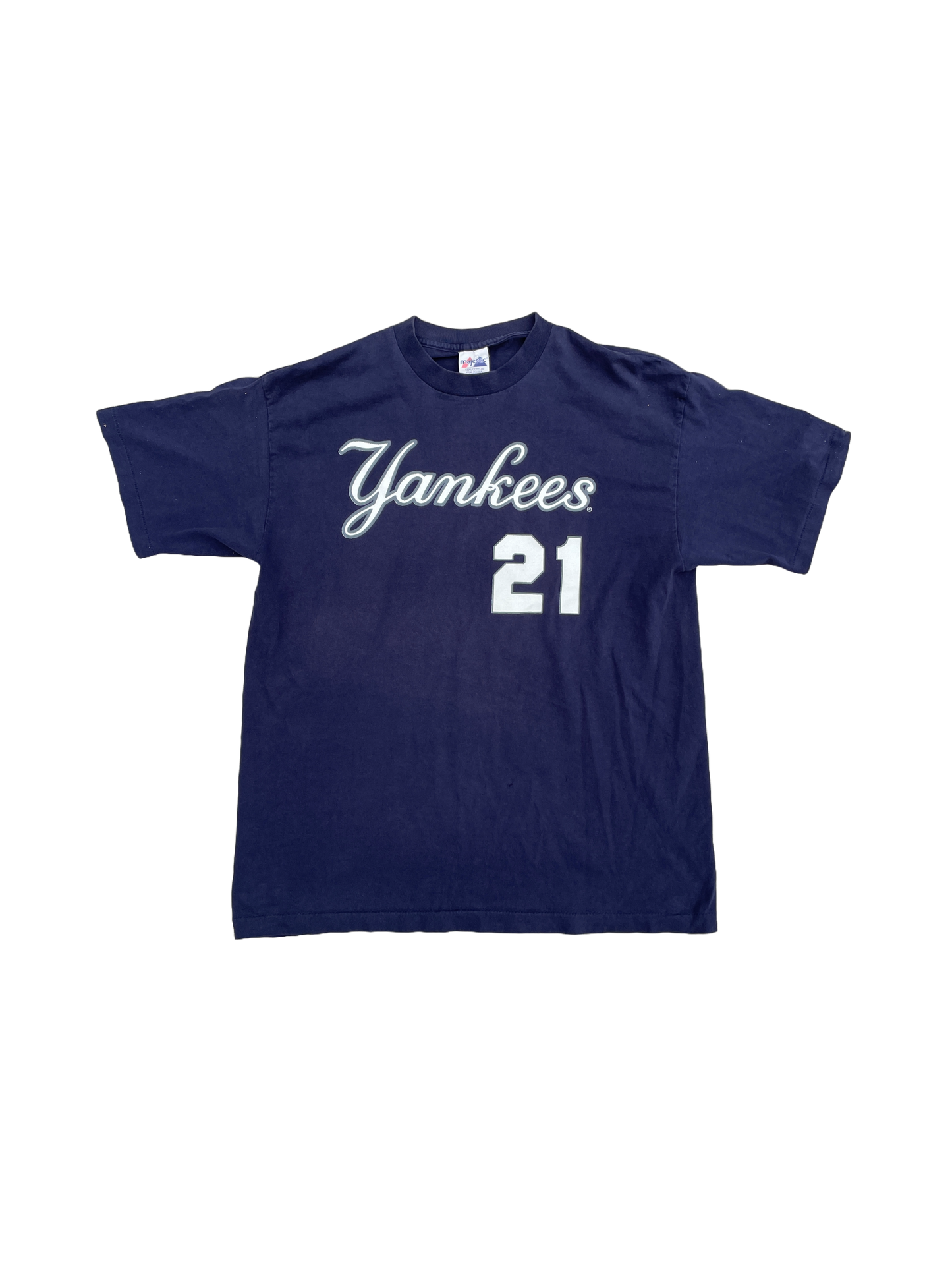 NAVY YANKEES '21' SHIRT