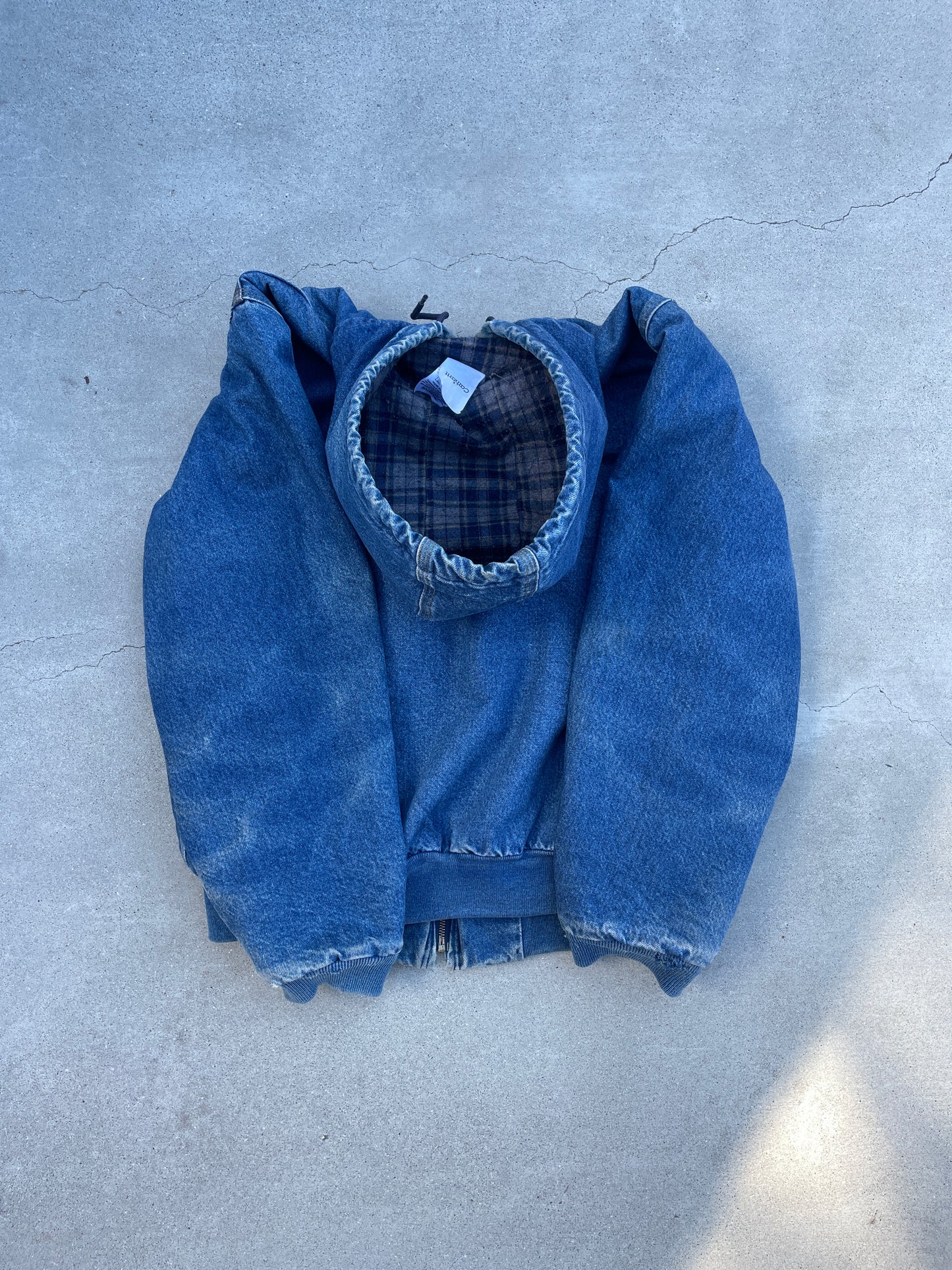 DENIM HOODED CARHARTT JACKET