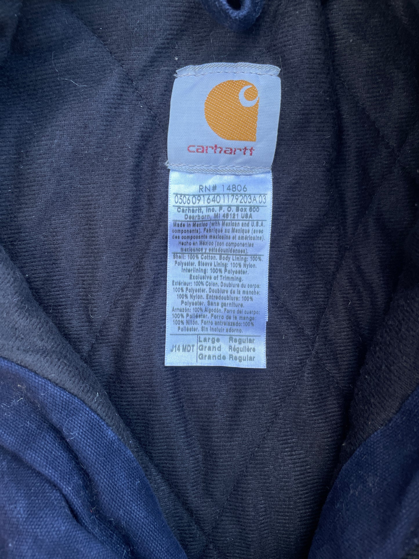NAVY SANTA FE CARHARTT JACKET