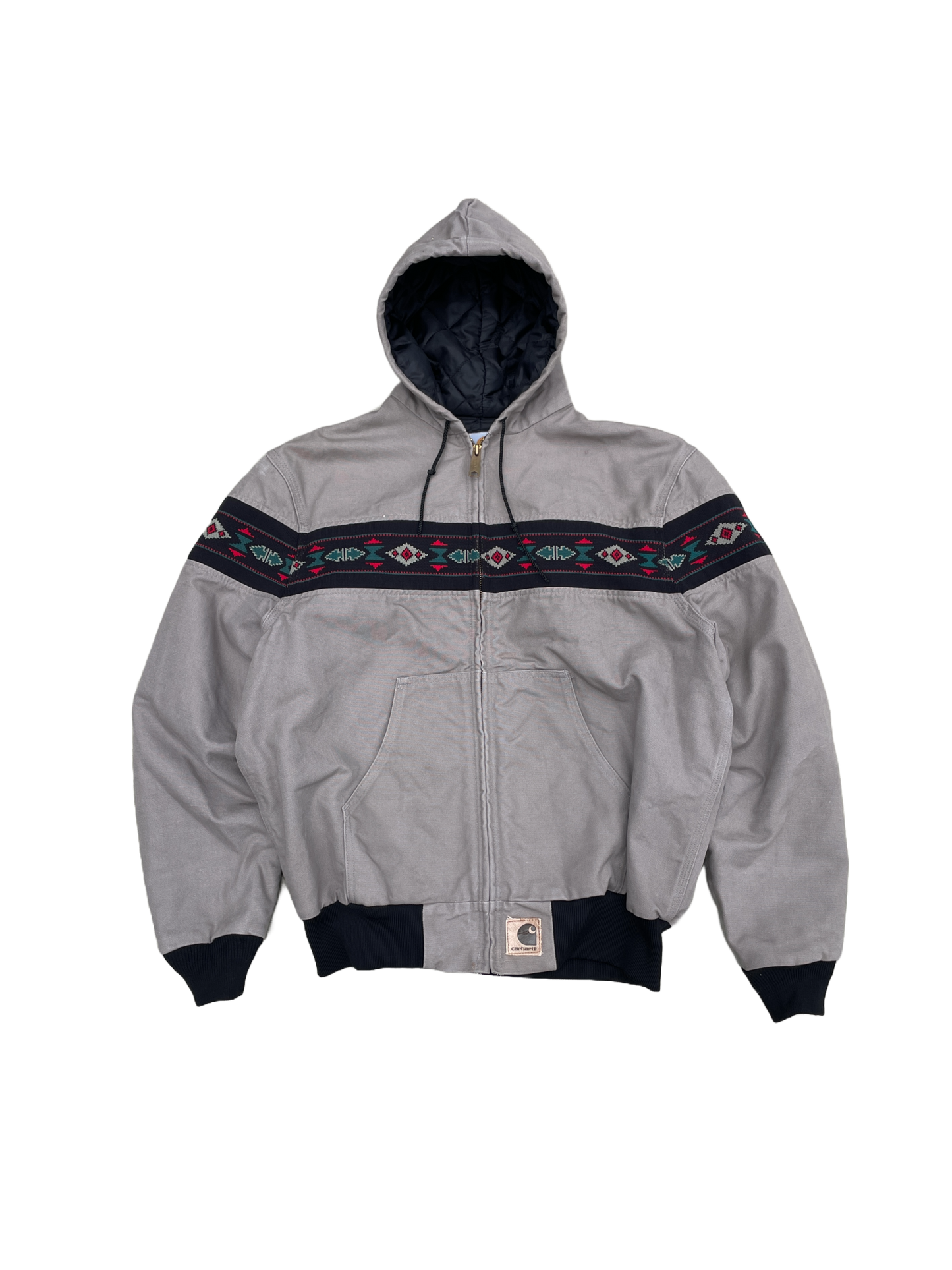 GRAY AZTEC CARHARTT JACKET