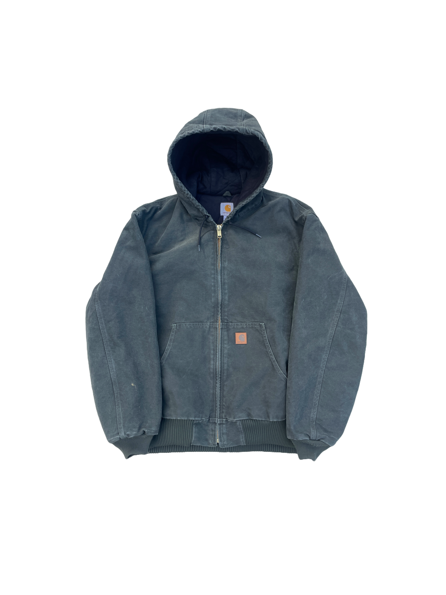 FOREST GREEN HOODED CARHARTT JACKET