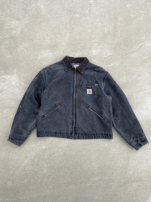 BLACK CARHARTT DETROIT JACKET