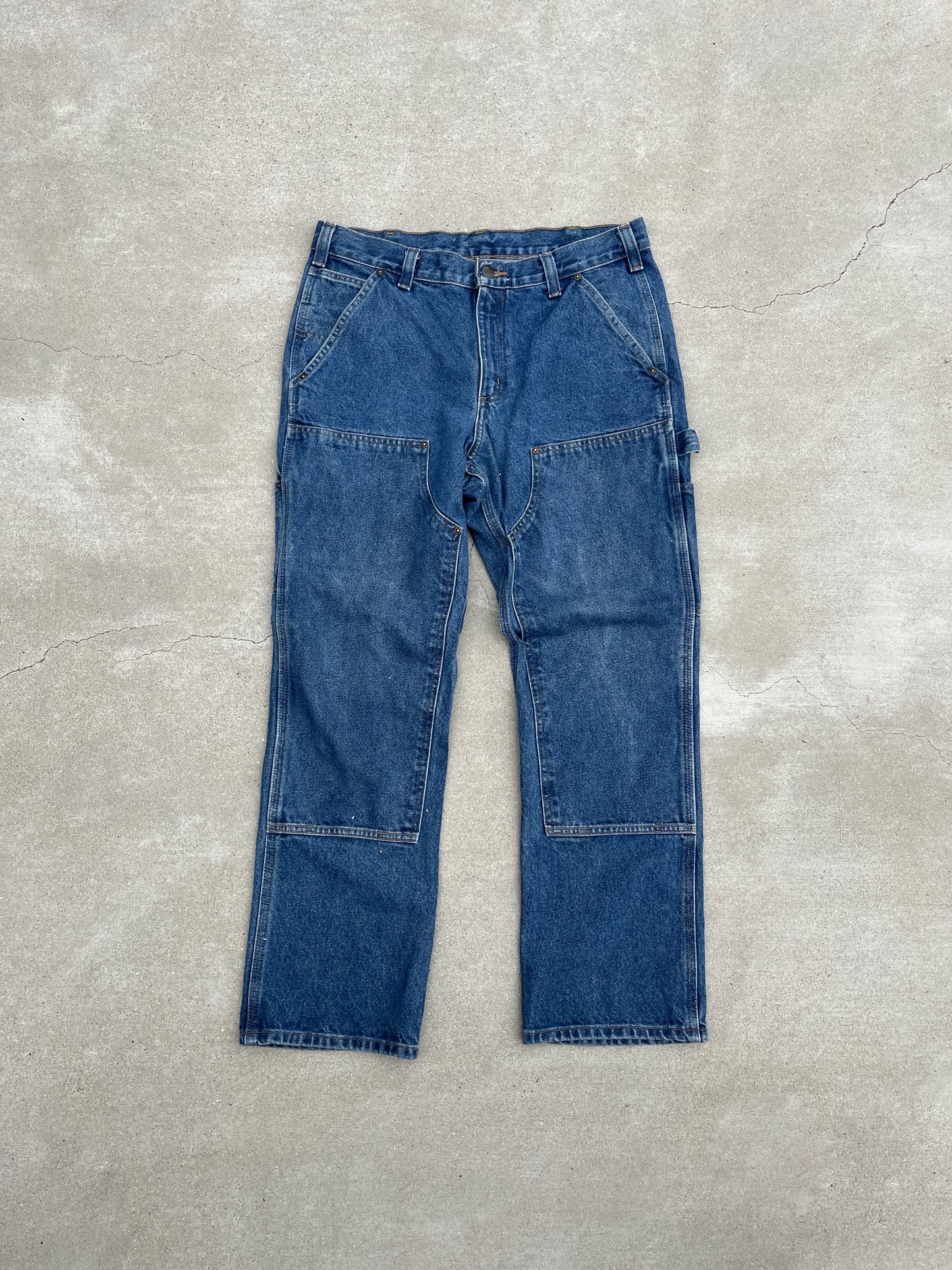 DENIM CARHARTT DOUBLE KNEE PANTS