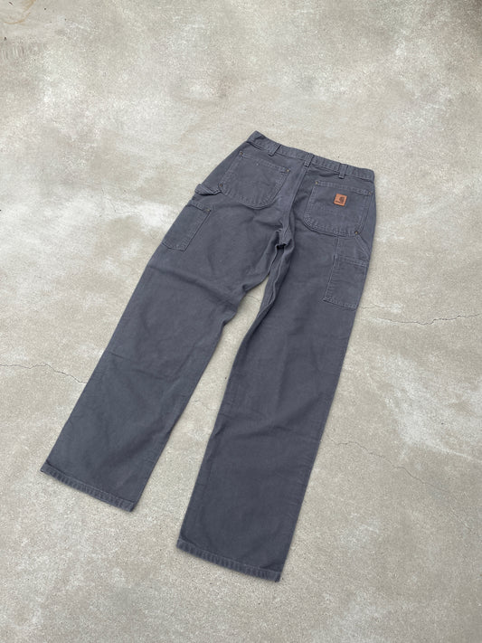 GRAY CARHARTT DOUBLE KNEE PANTS - 2000S