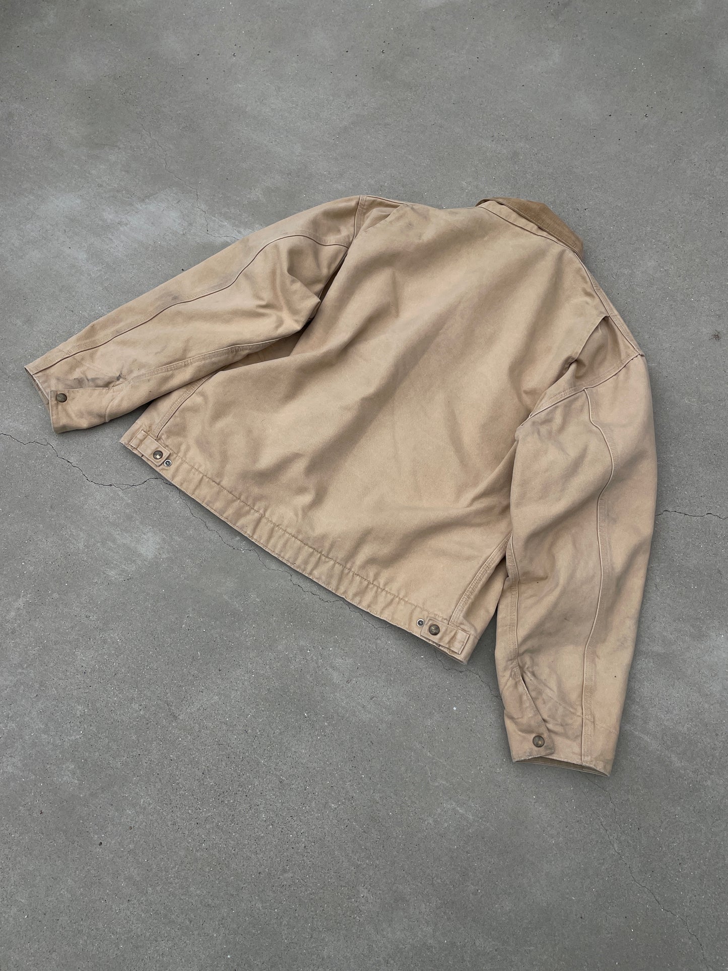 FADED TAN DETROIT CARHARTT  JACKET- 1990S