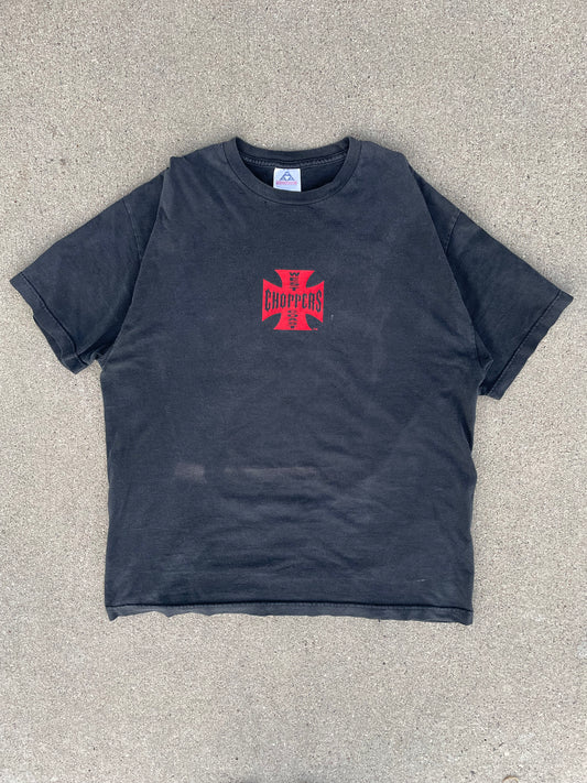 VINTAGE WEST COAST CHOPPERS FADED GRAPHIC TEE-2000s