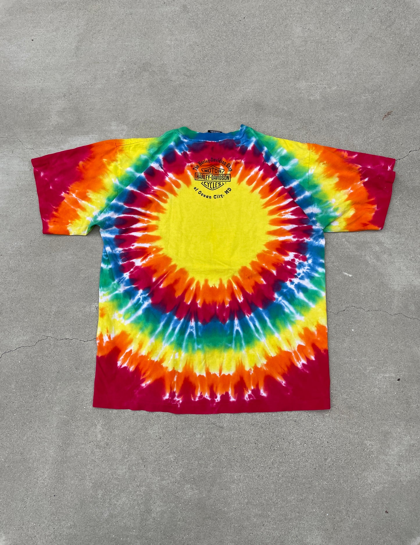 HARLEY DAVIDSON RAINBOW TYE DYE SHIRT