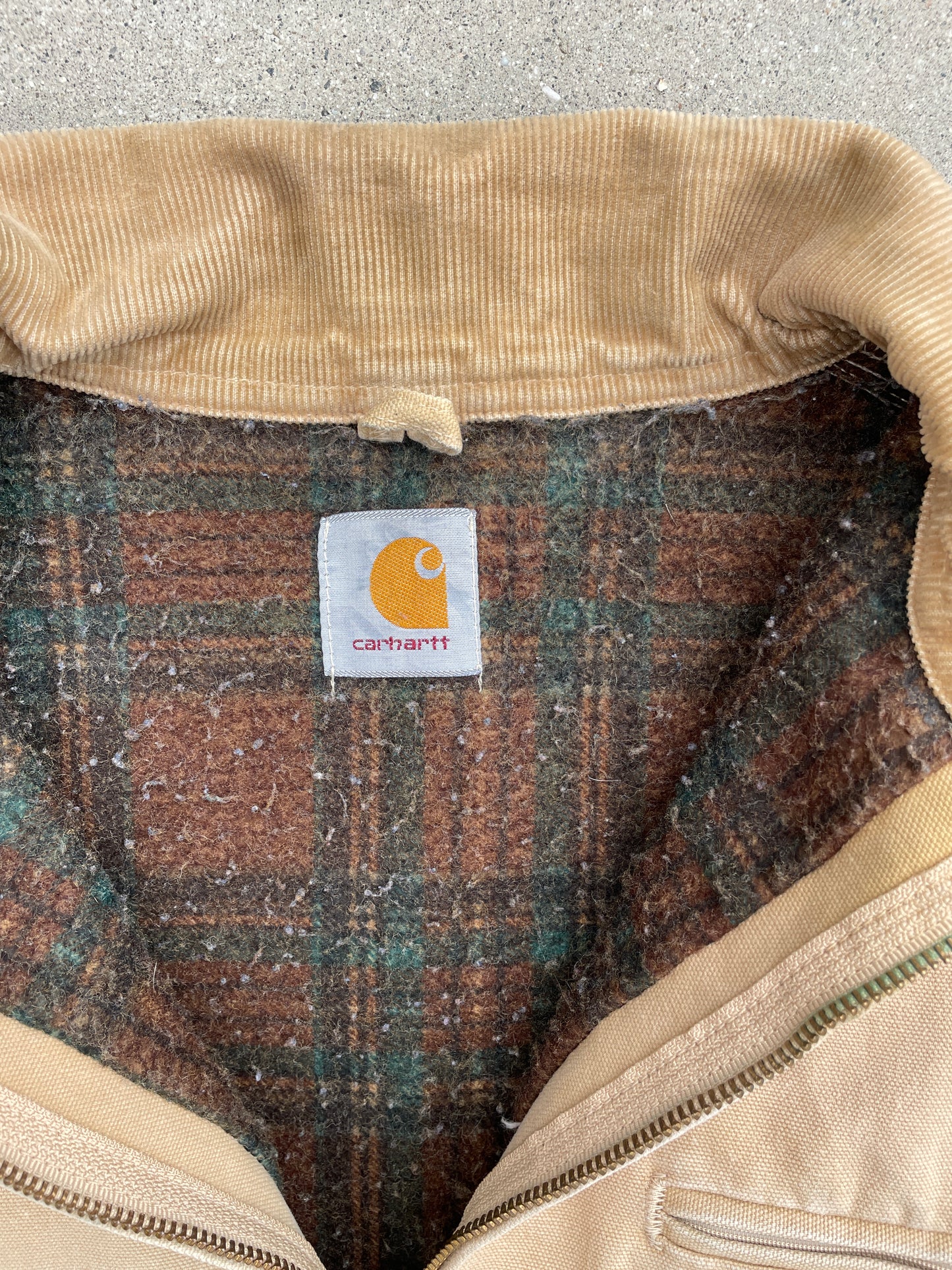FADED TAN DETROIT CARHARTT  JACKET- 1990S
