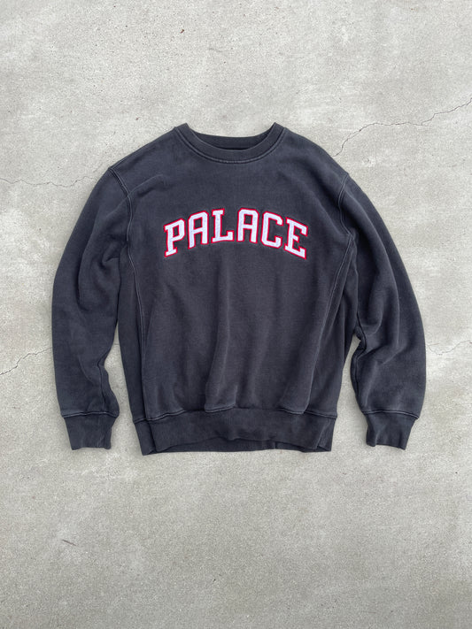 FADED BLACK PALACE CREWNECK