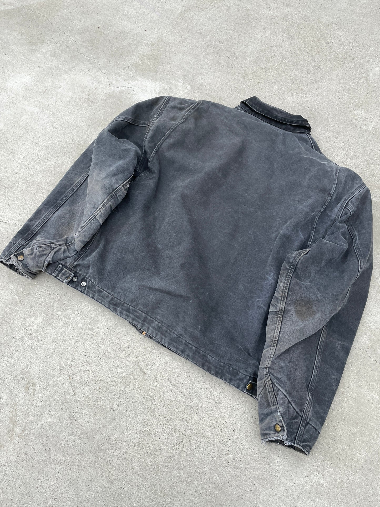 FADED BLACK CARHARTT DETROIT JACKET