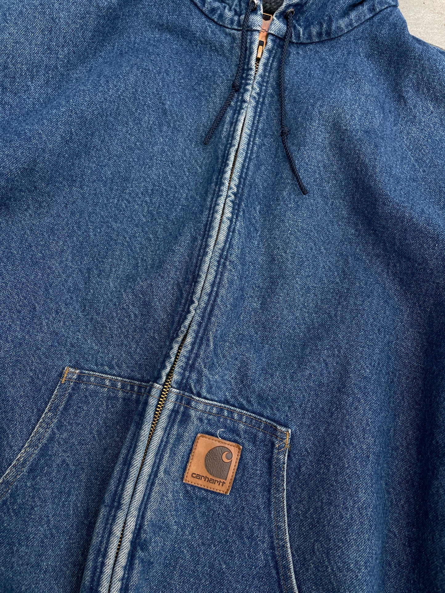DENIM HOODED CARHARTT JACKET