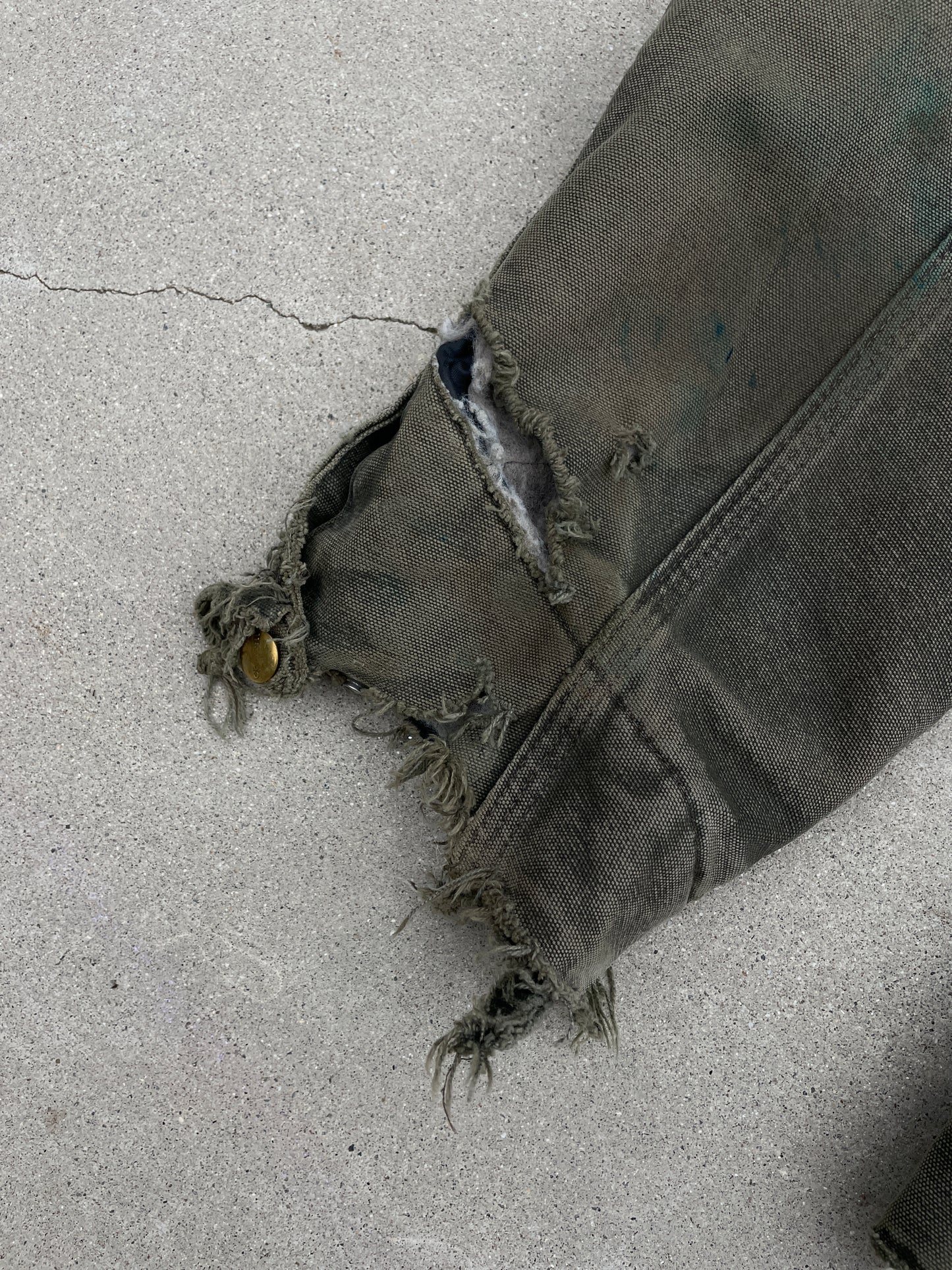 GREEN DETROIT CARHARTT  JACKET- 1990S