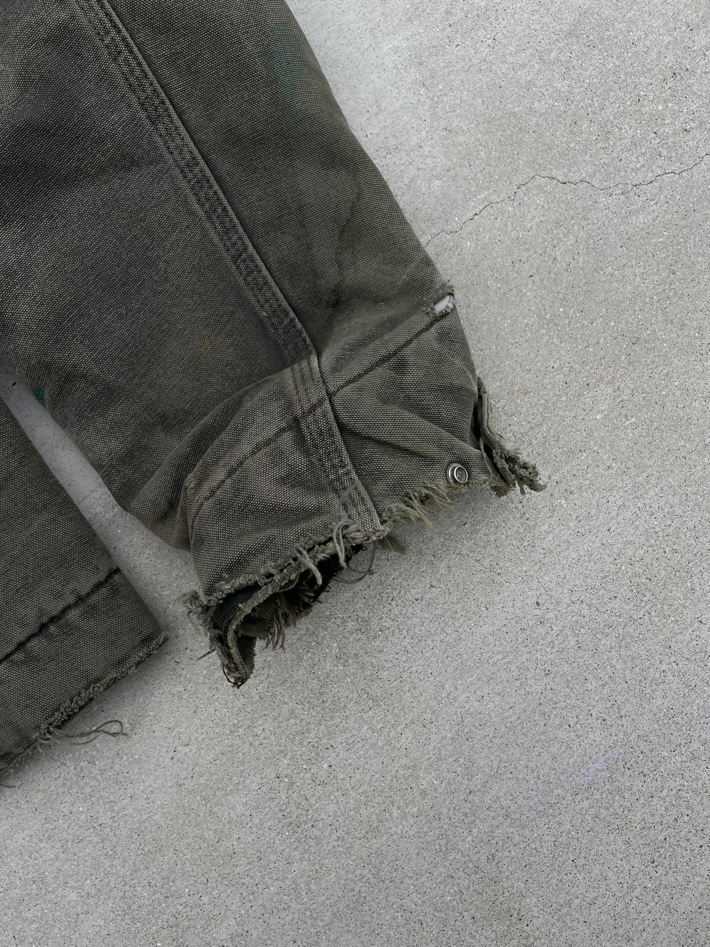 GREEN DETROIT CARHARTT  JACKET- 1990S