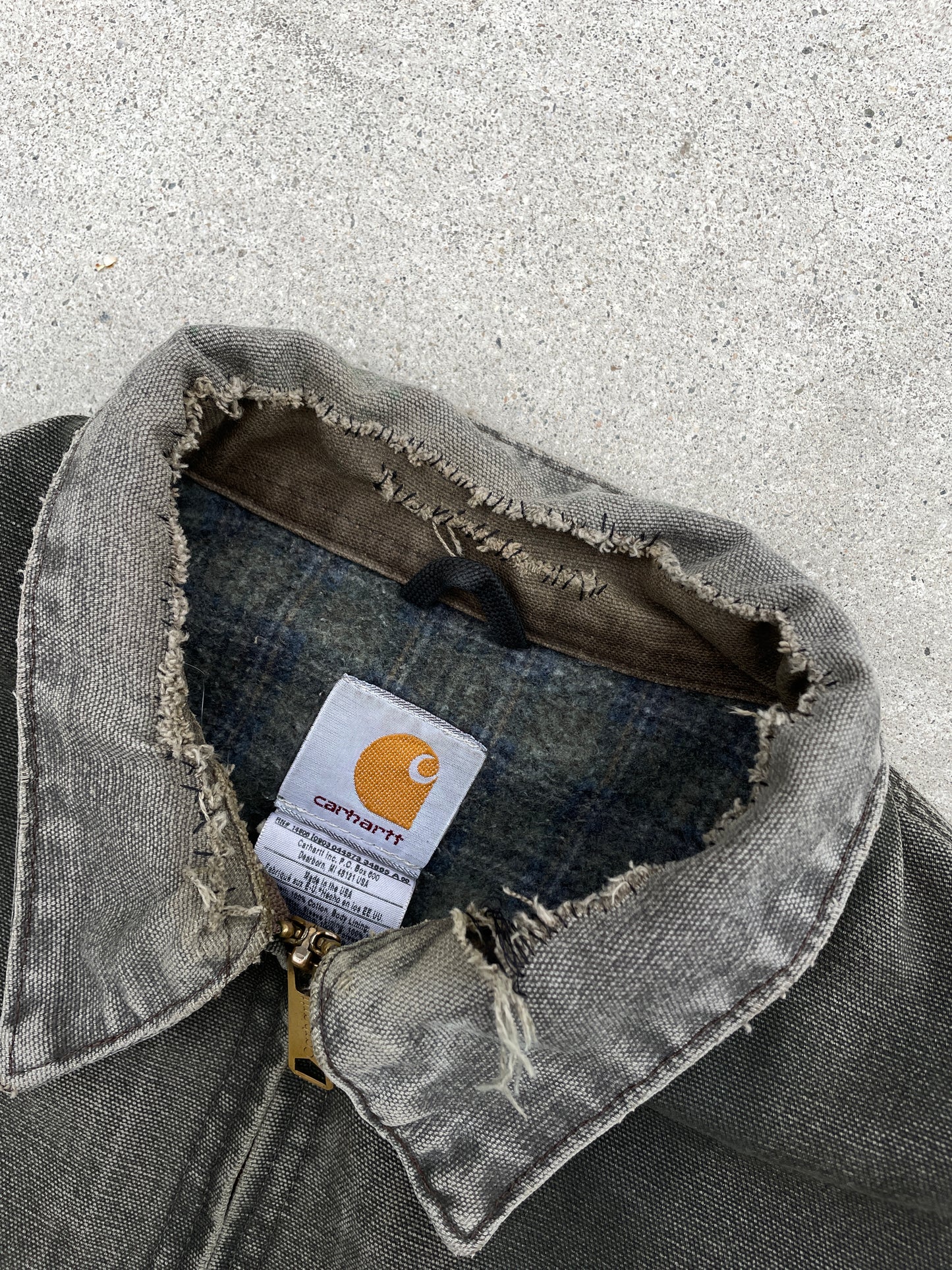 GREEN DETROIT CARHARTT  JACKET- 1990S