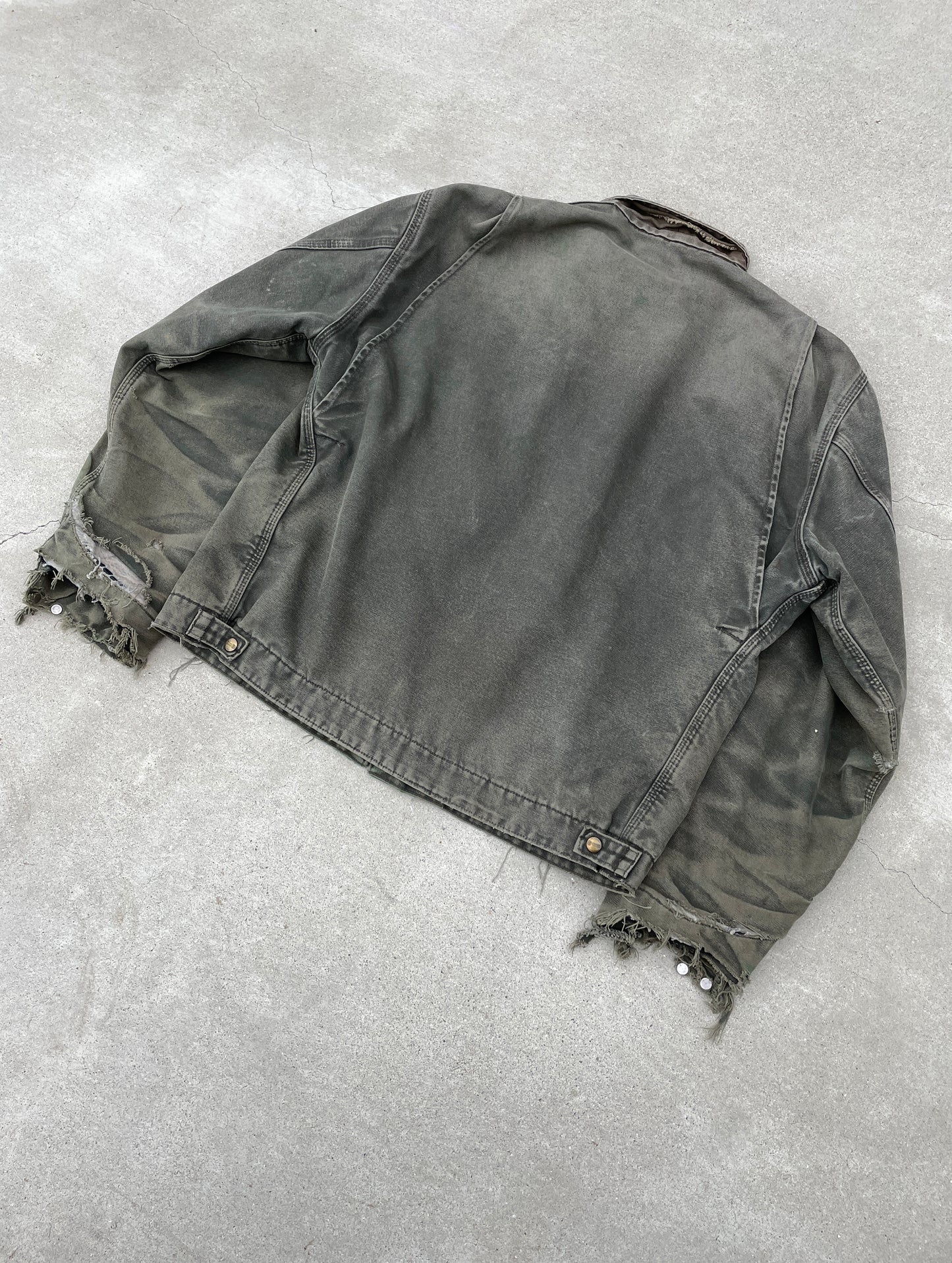 GREEN DETROIT CARHARTT  JACKET- 1990S