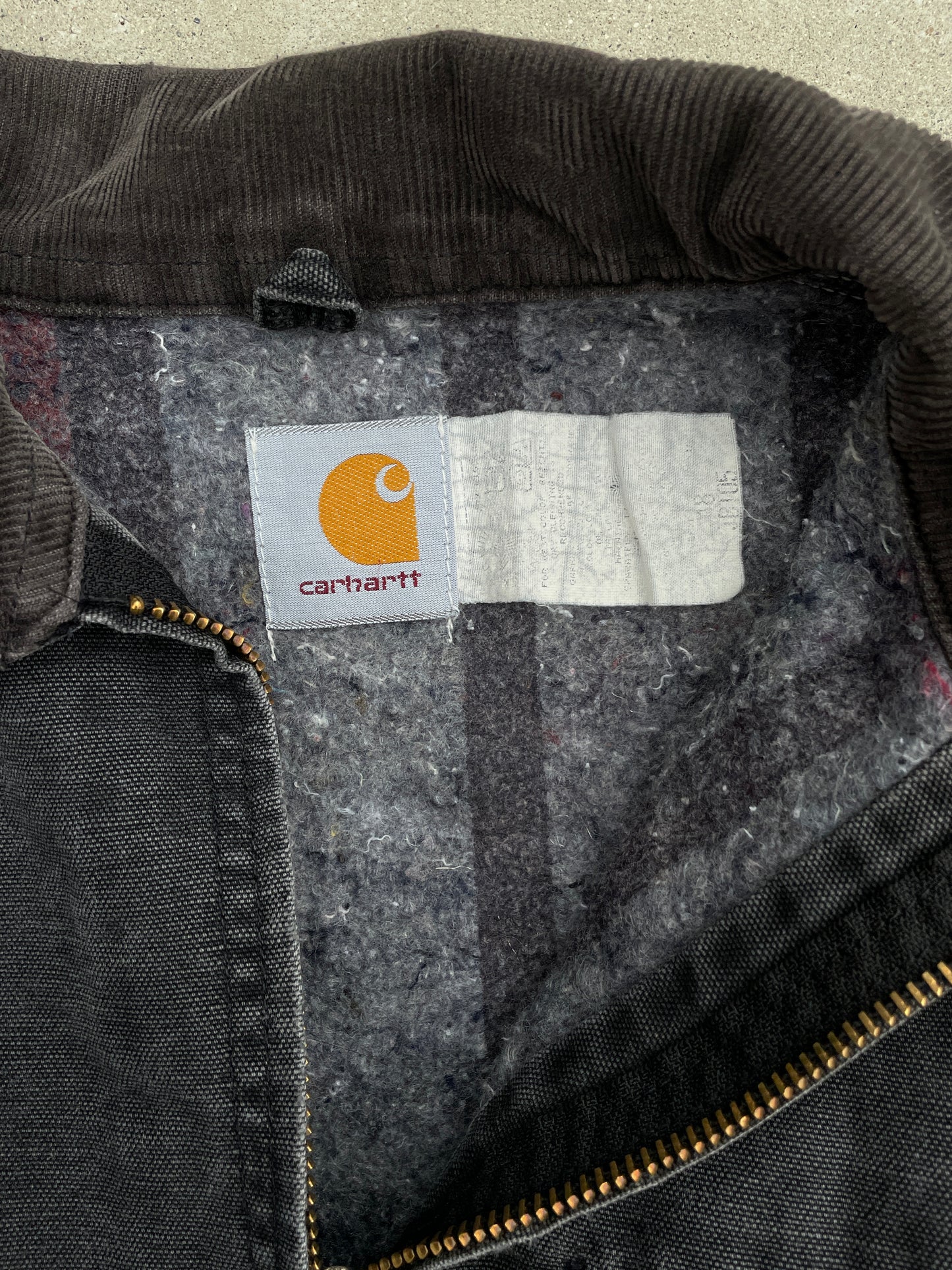 BLACK CARHARTT DETROIT JACKET