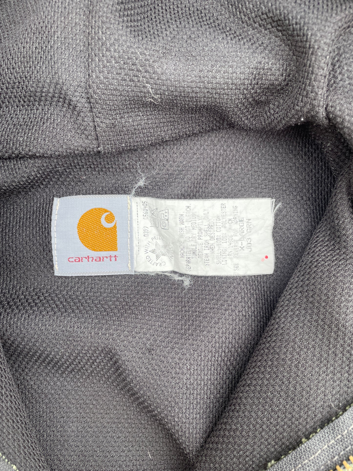 OLIVE HOODED CARHARTT JACKET