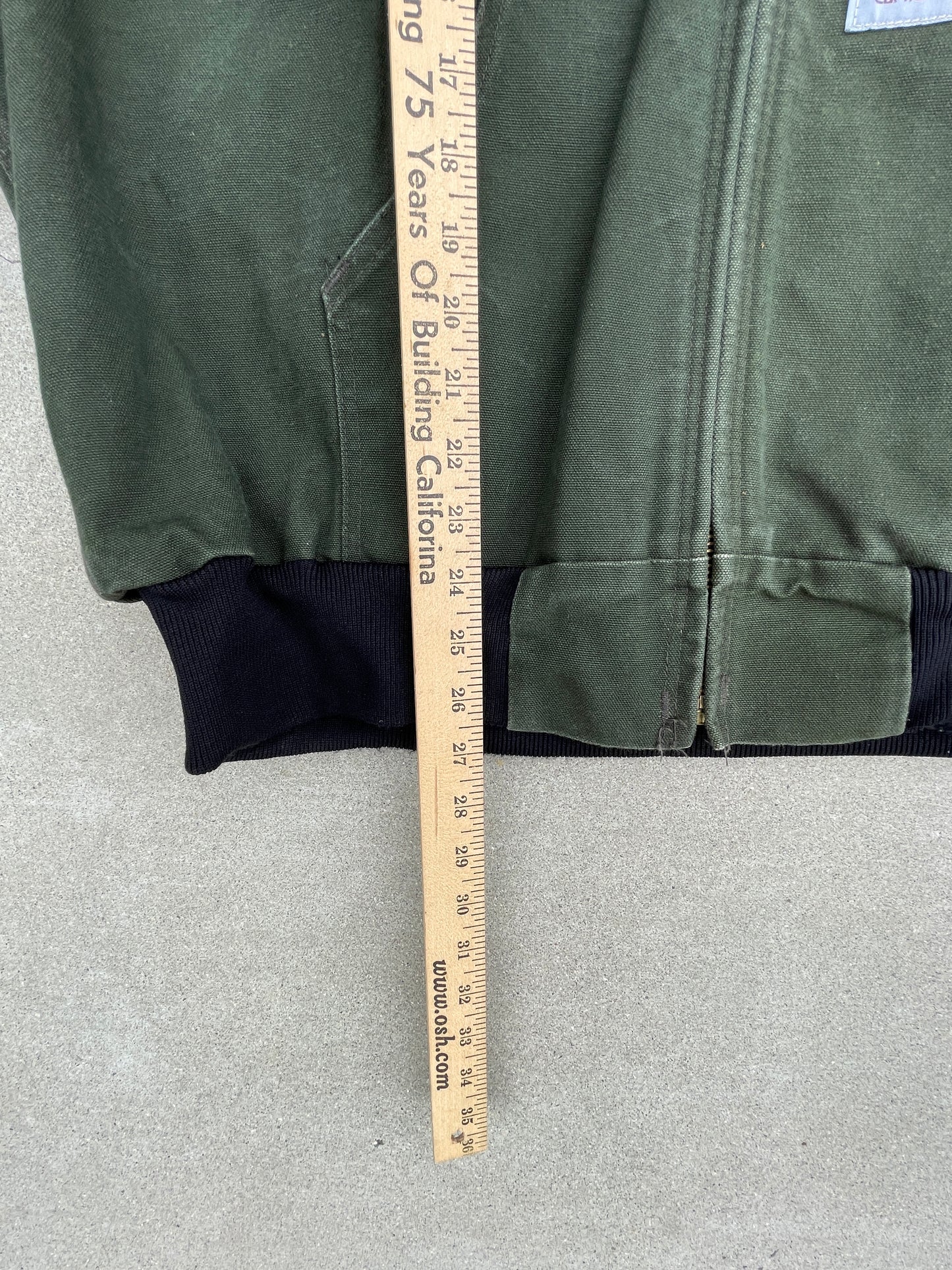 OLIVE HOODED CARHARTT JACKET