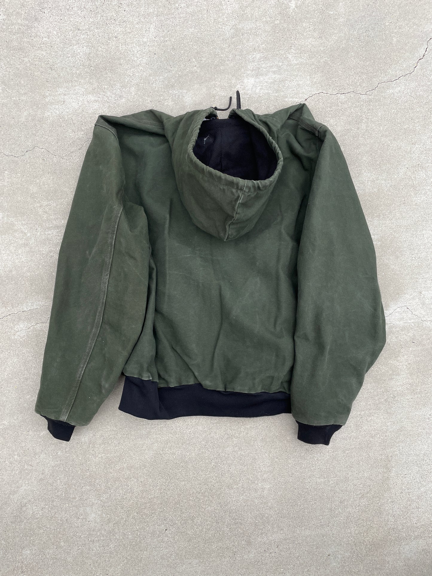 OLIVE HOODED CARHARTT JACKET