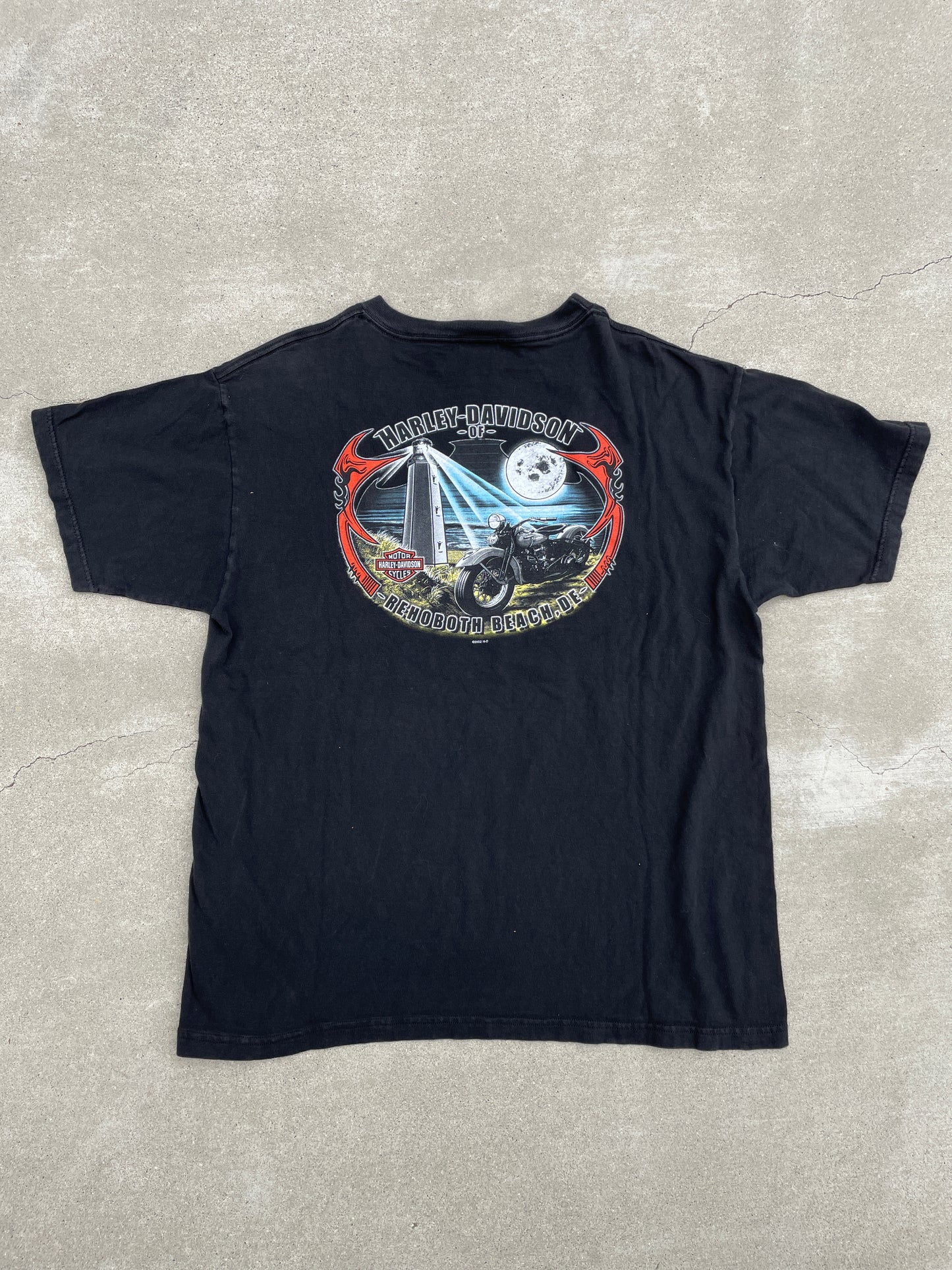 BLACK FLAME GRADIENT HARLEY DAVIDSON SHIRT