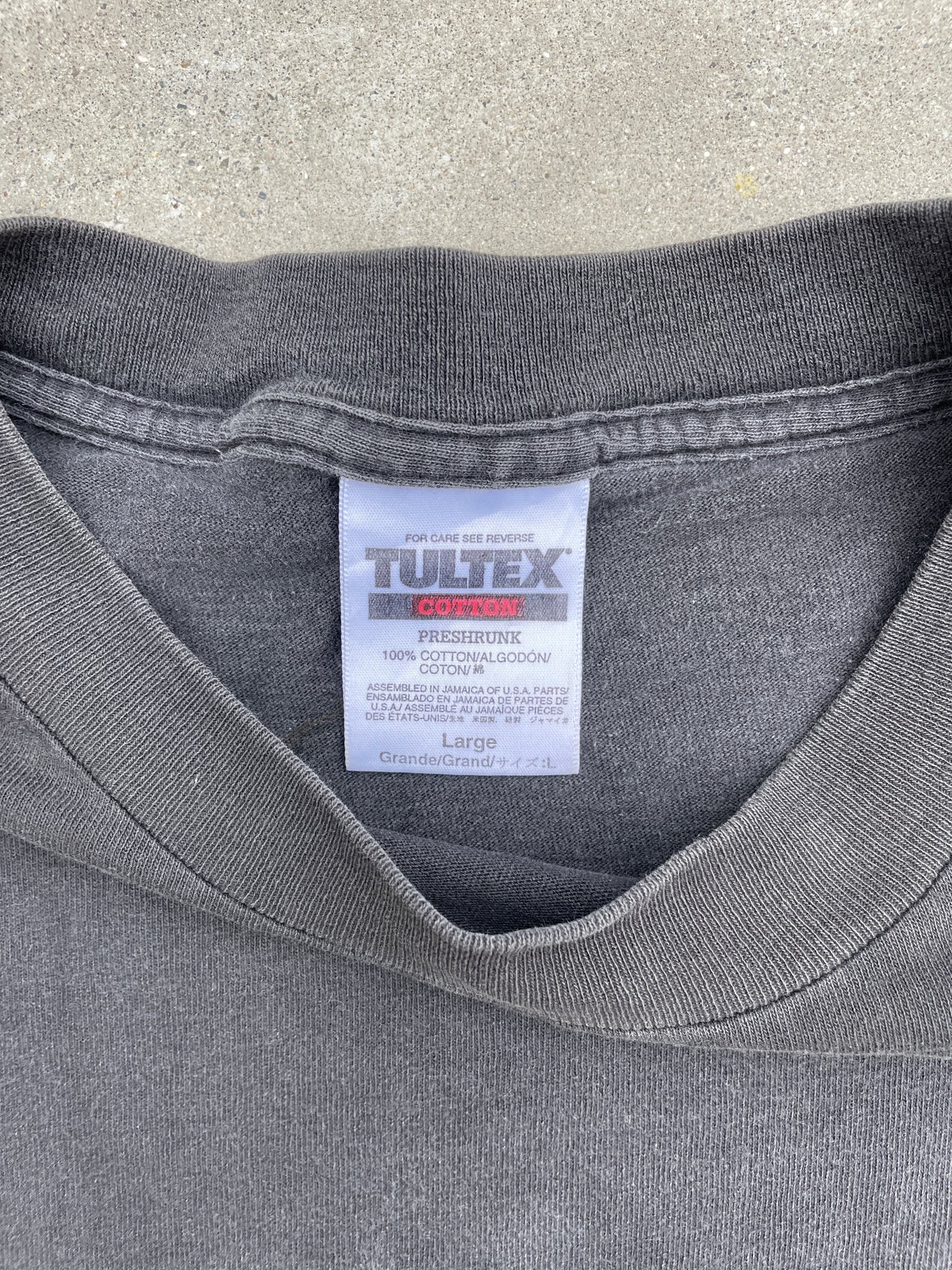 "HAWAIIAN WEAR" FADED BLACK SHIRT