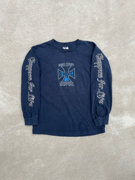 BLUE WEST COAST CHOPPERS LONG SLEEVE SHIRT