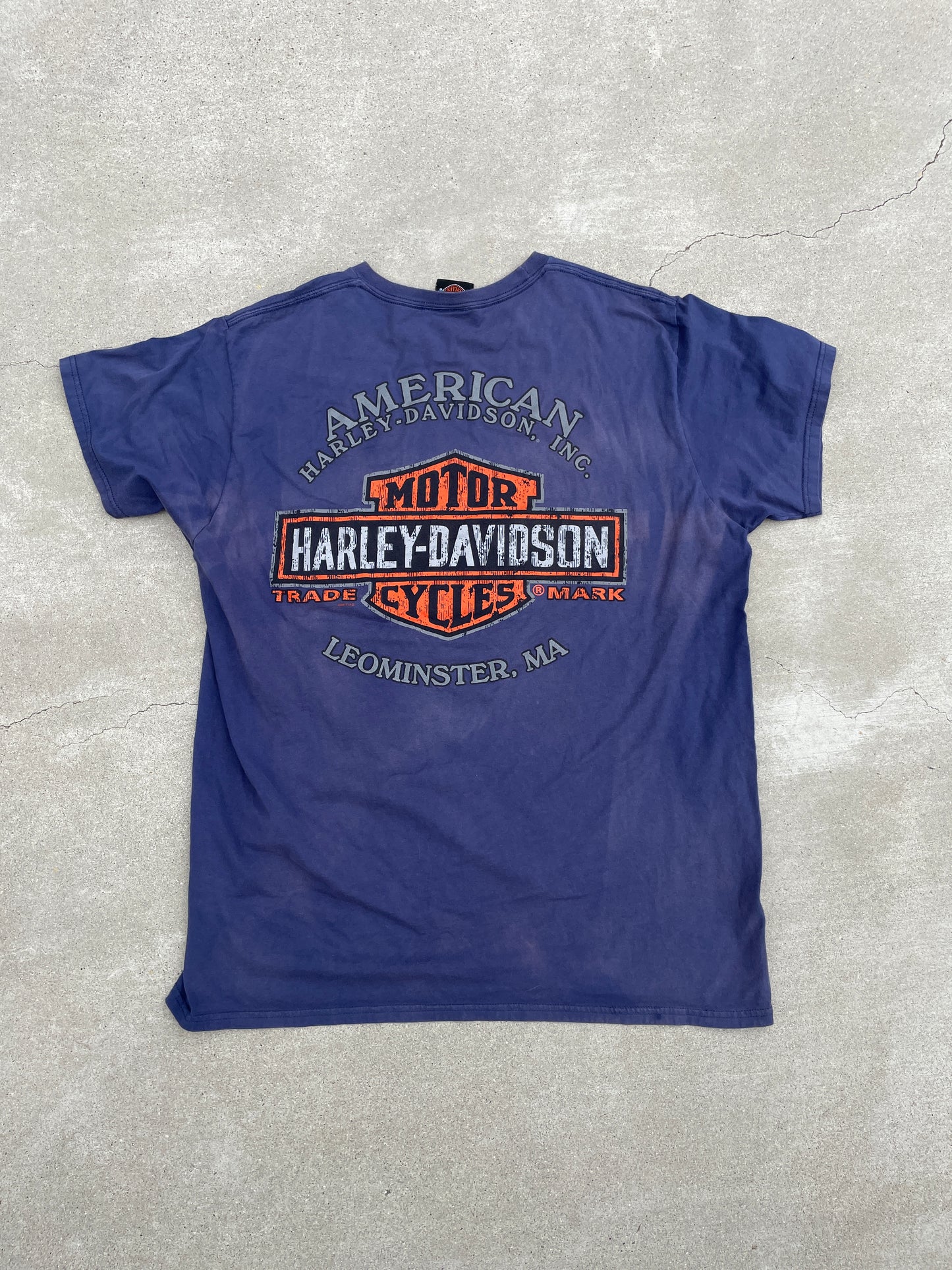 NAVY HARLEY DAVIDSON SHIRT